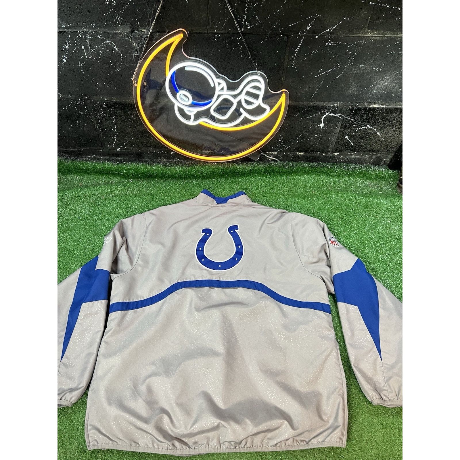 Reebok NFL Indianapolis Colts Sideline Reebok 1/4 Zip Windbreaker L Size US L / EU 52-54 / 3 - 7 Thumbnail