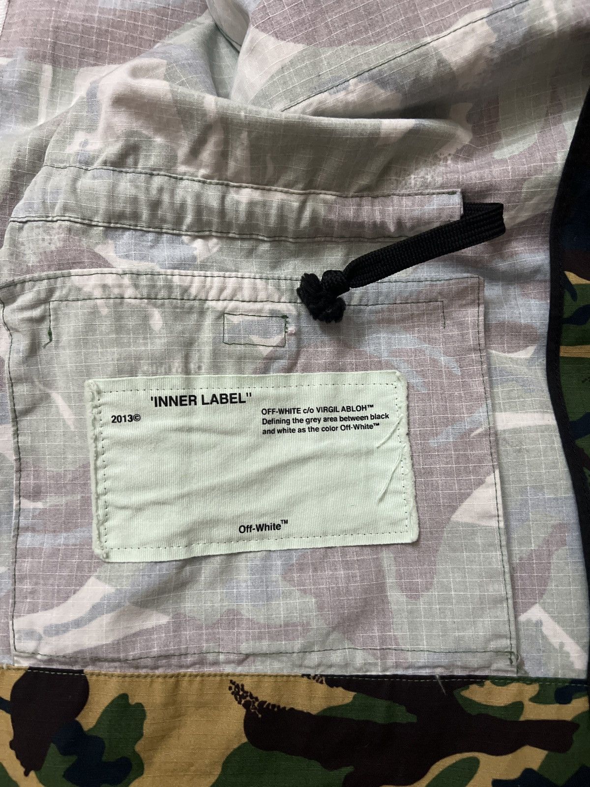 Off-White Off-White Diagonal Rose Stripes Camo Jacket ‘Camo’ Size L / US 10 / IT 46 - 3 Thumbnail
