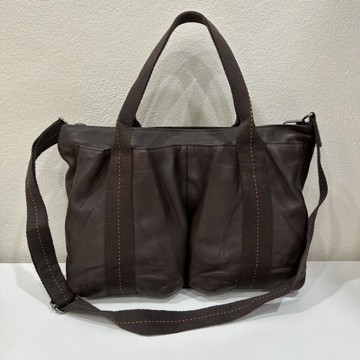 Hermes ‼️LASTDROP‼️ HERMES CARAVAN HORIZONTAL PM TWO WAY LEATHER BAG Size ONE SIZE - 2 Thumbnail
