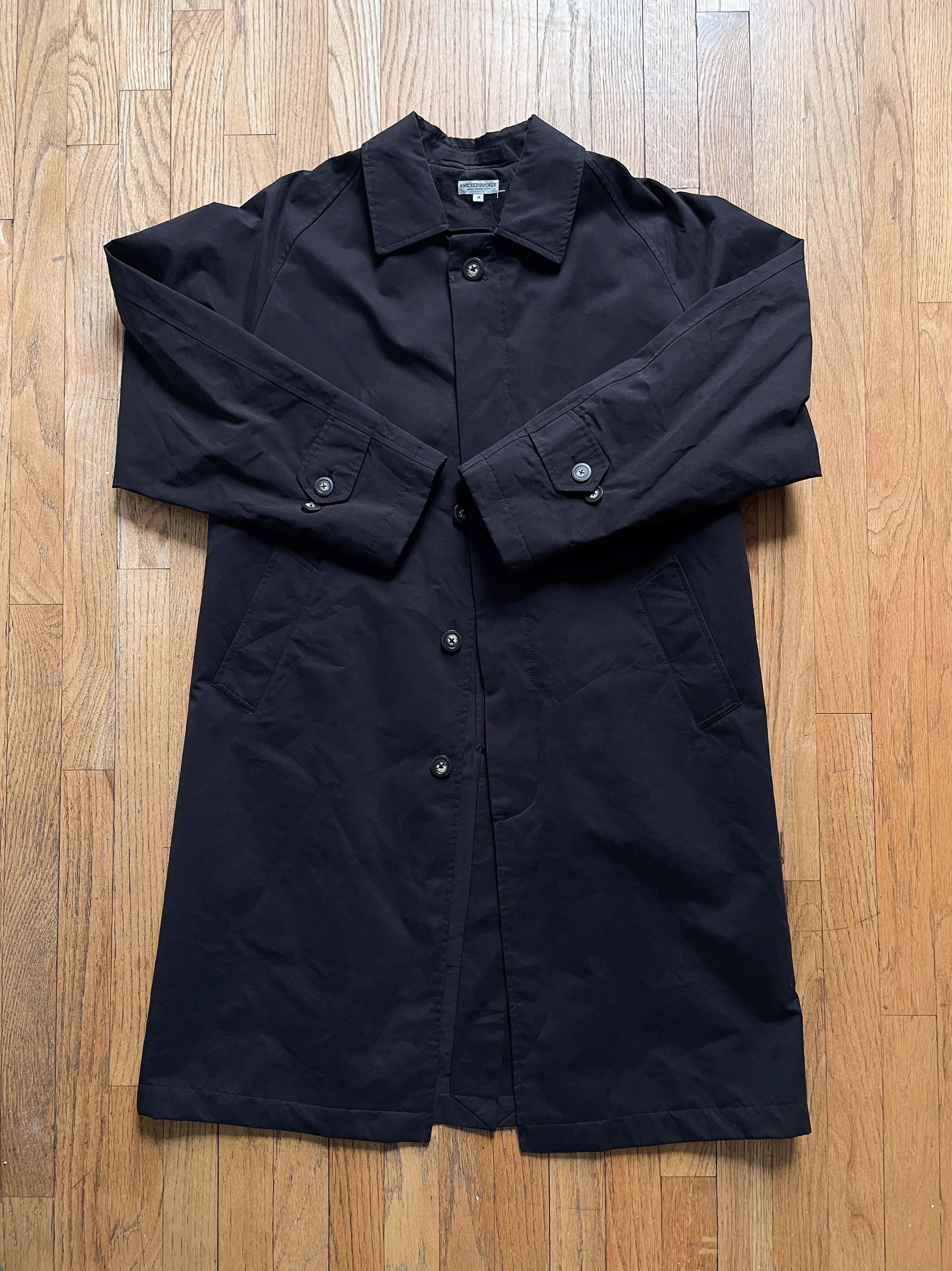 Knickerbocker Mfg Co Knickerbocker NYC Black Trench Coat Size US M / EU 48-50 / 2 - 1 Thumbnail