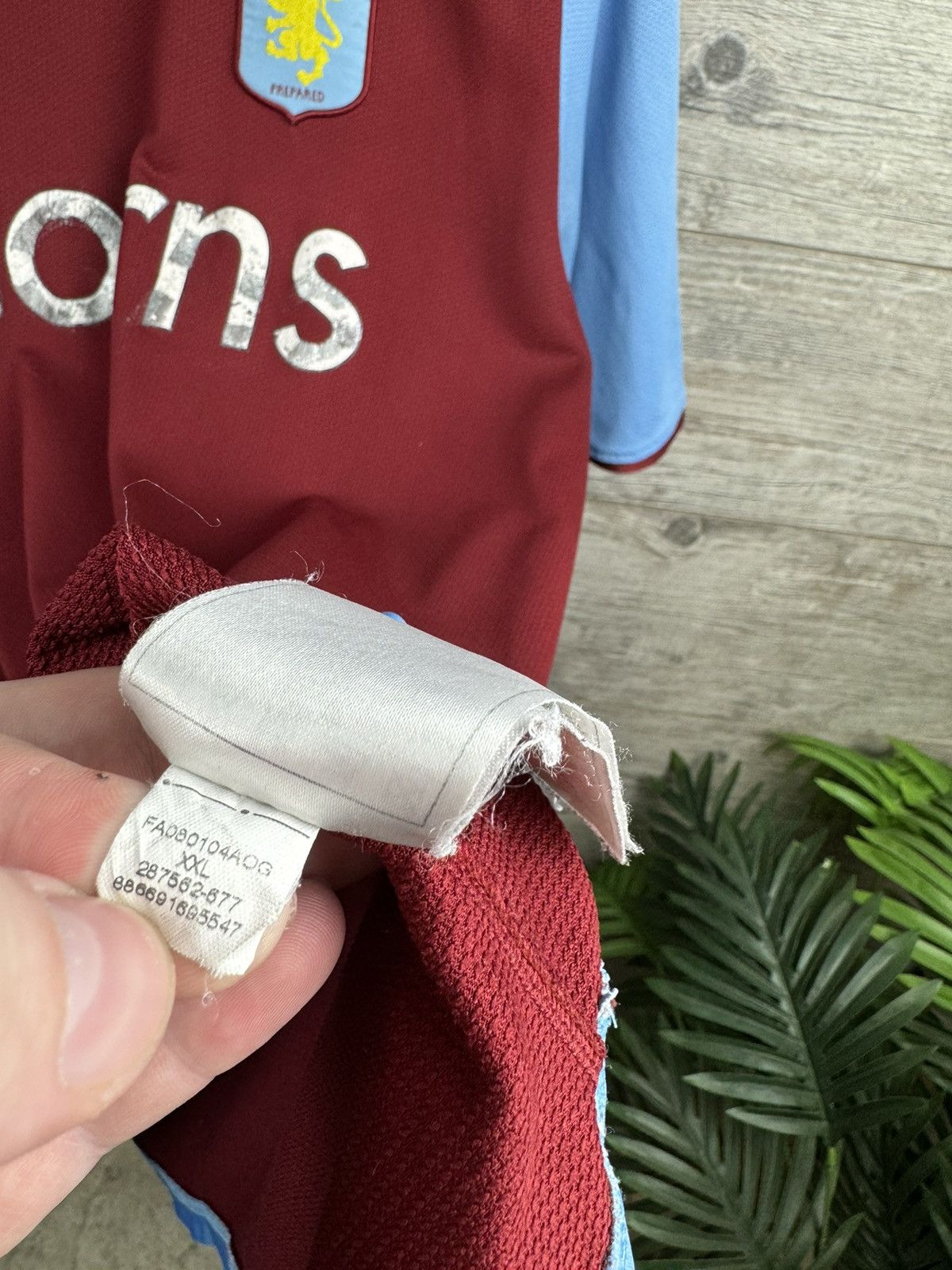 Other ASTON VILLA 2008/2009 HOME FOOTBALL SHIRT NIKE SOCCER JERSEY Size US XXL / EU 58 / 5 - 11 Thumbnail