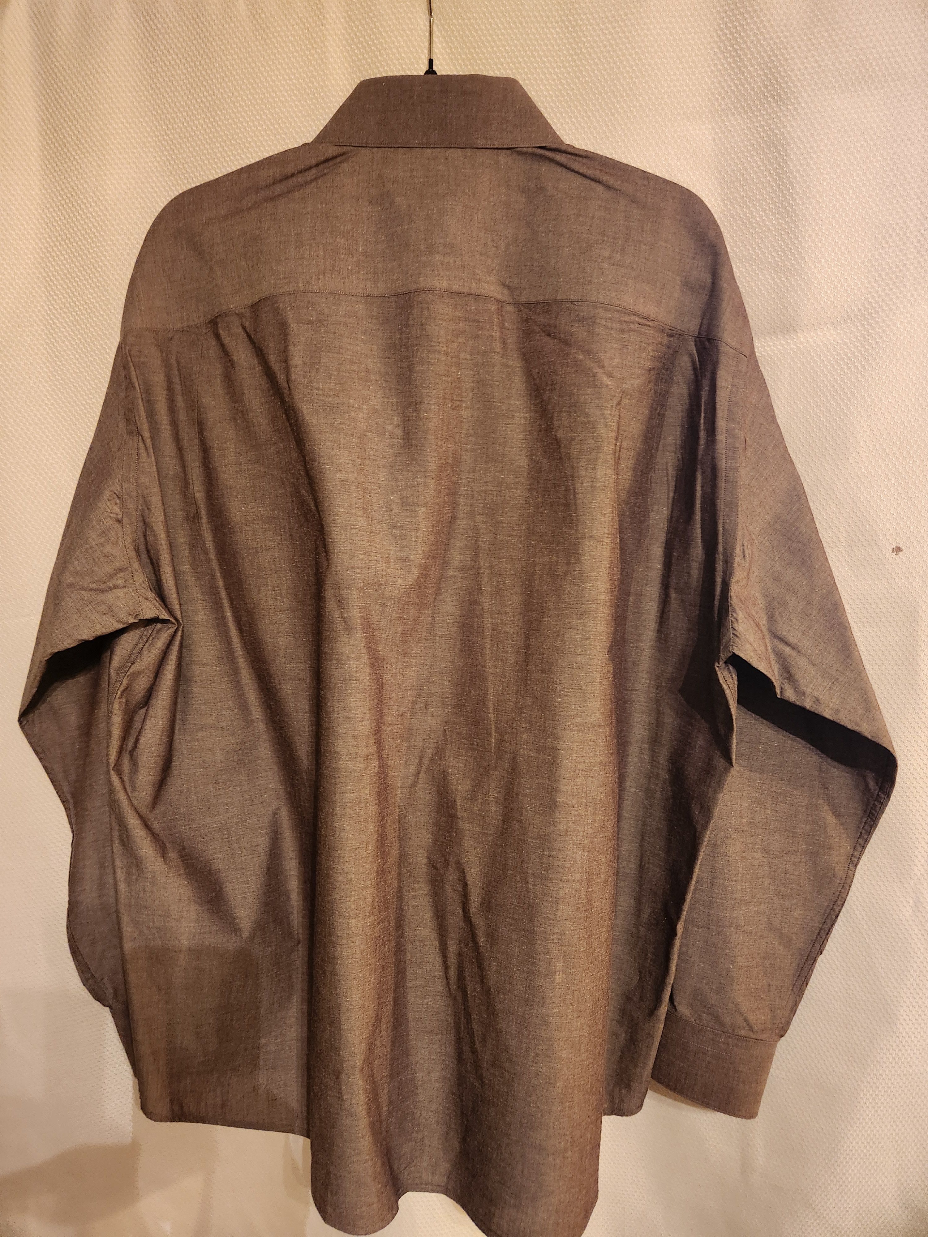 Donna Karan Vintage Signature Men's Long Sleeve Dress Shirt Size US XXL / EU 58 / 5 - 2 Thumbnail