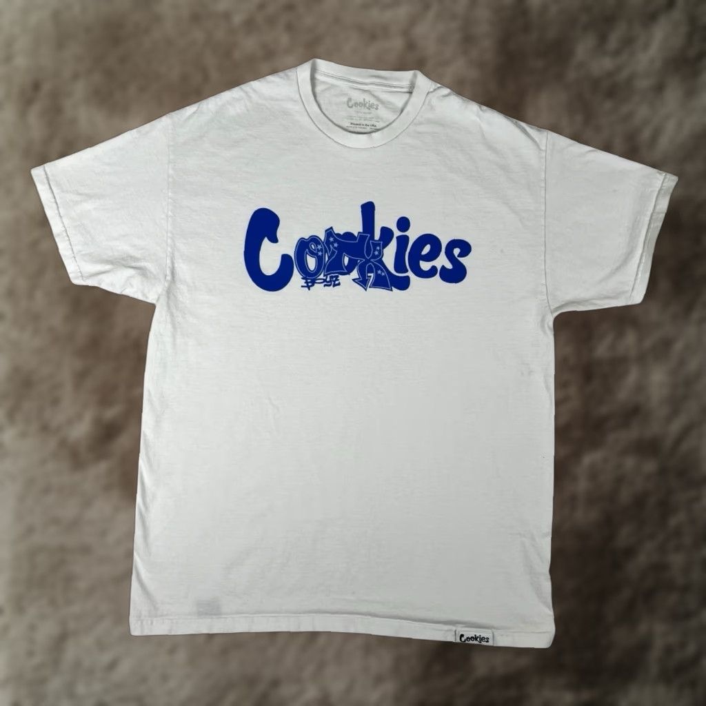 Spell Cookies x OTX Boyz Oh Geesy T-Shirt XL White Logo 90s Outdoor California Men Shirt Size US XL / EU 56 / 4 - 1 Thumbnail