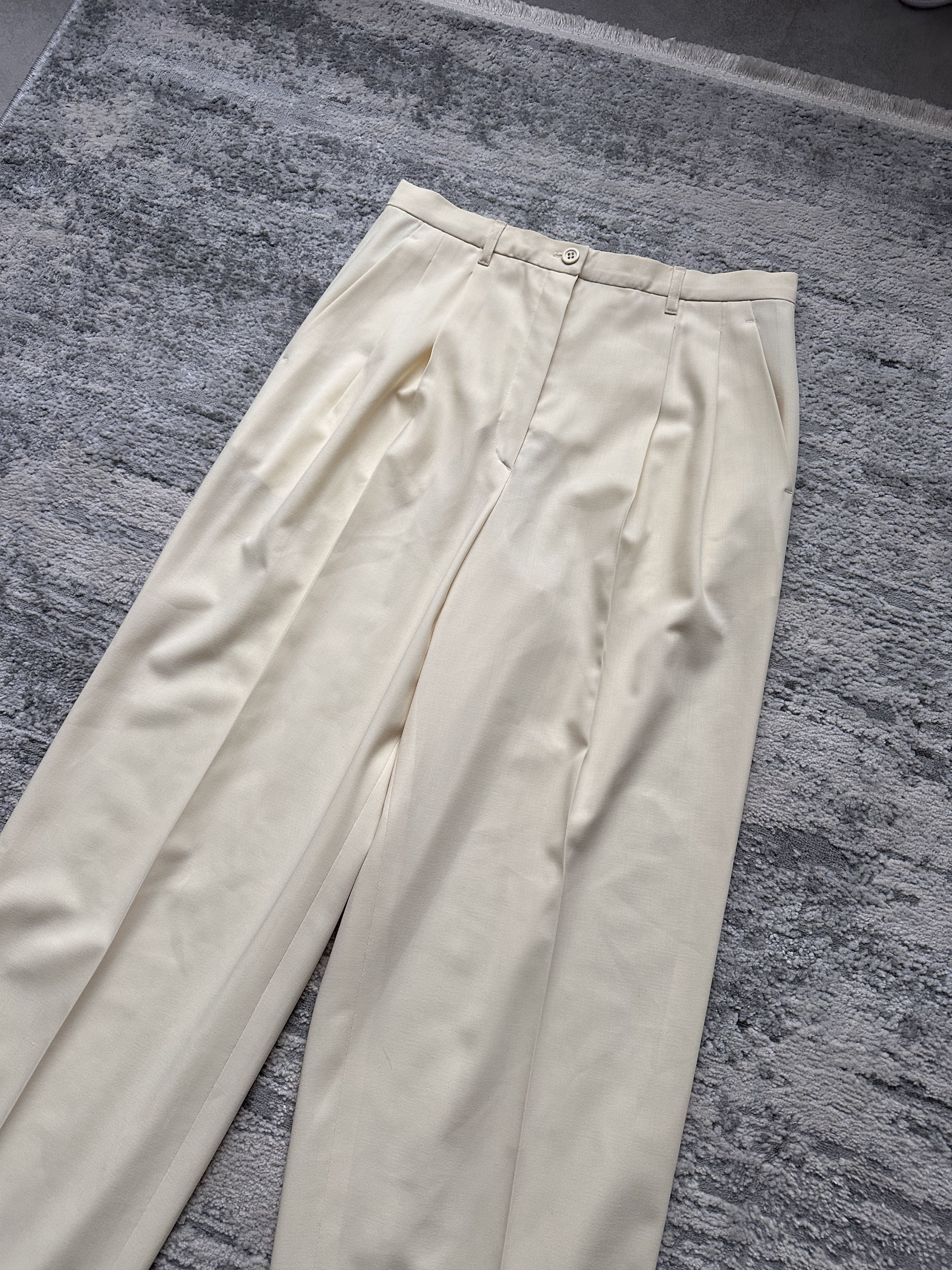 Jil Sander Jil Sander butter yellow pants vintage rare Size 25" / US 0 / IT 36 - 3 Thumbnail
