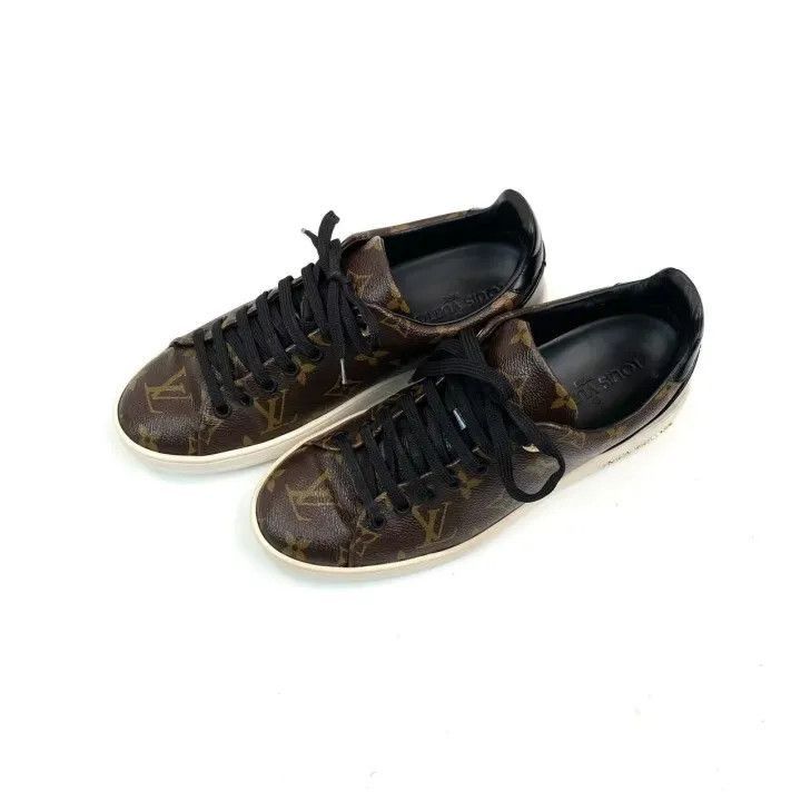 Louis Vuitton Louis Vuitton Frontrow Monogram Canvas Sneakers -2508 Size US 6 / IT 36 - 1 Thumbnail