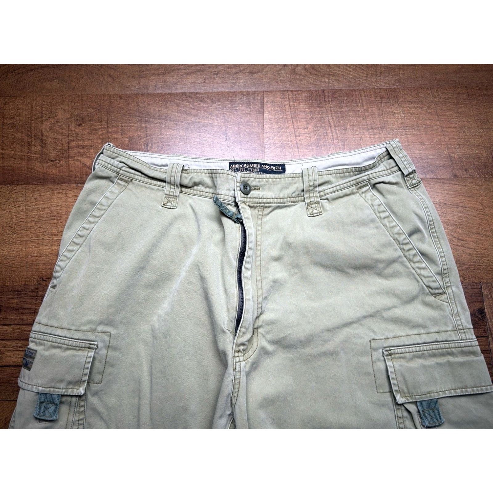Abercrombie & Fitch VINTAGE Abercrombie & Fitch Pant Men XL Paratrooper Cargo Loose Straight Y2K baggy Size US 36 / EU 52 - 5 Thumbnail