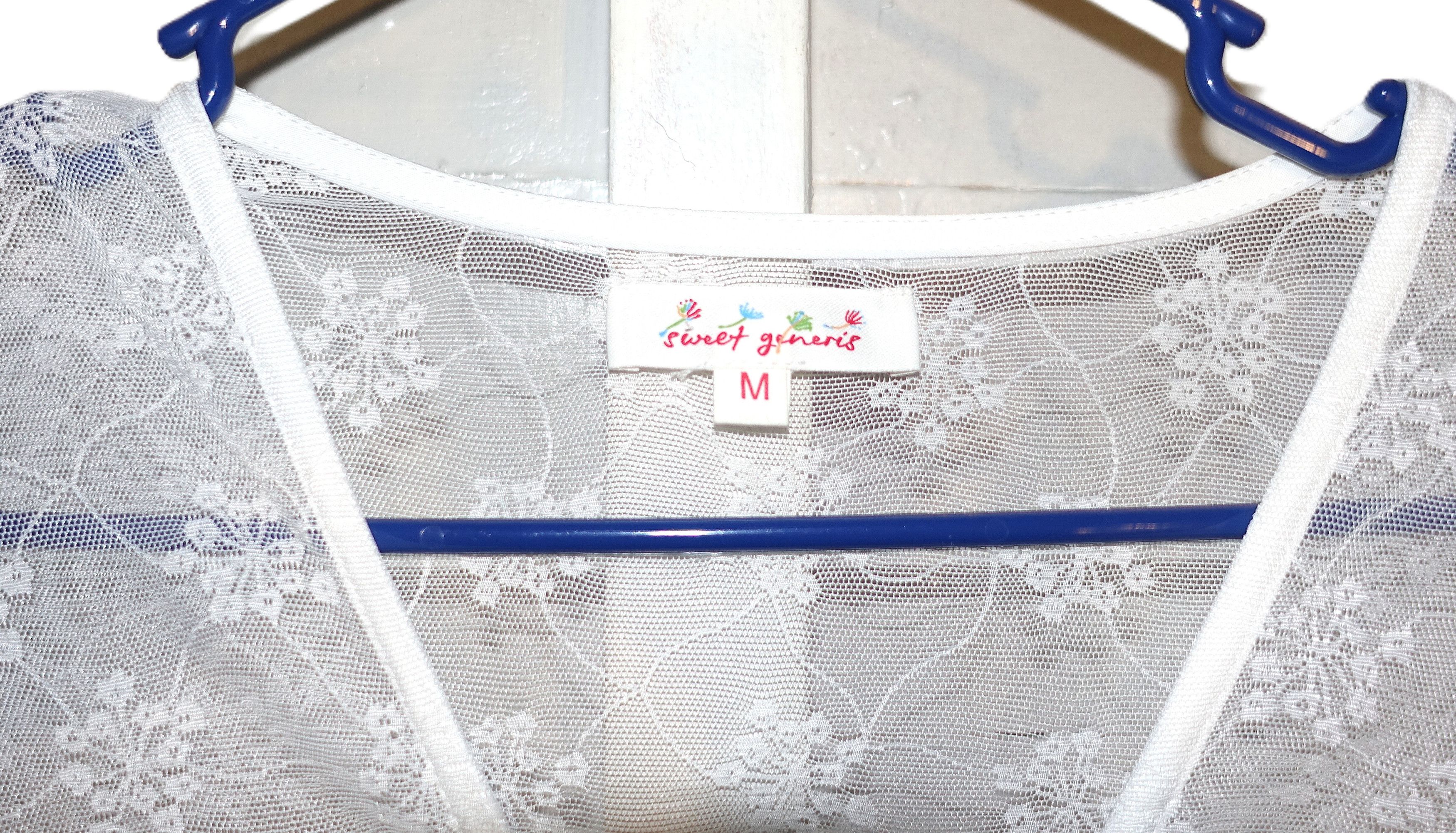 Other Sweet Generis White Sheer Lace Maxi Dress M Size M / US 6-8 / IT 42-44 - 7 Thumbnail