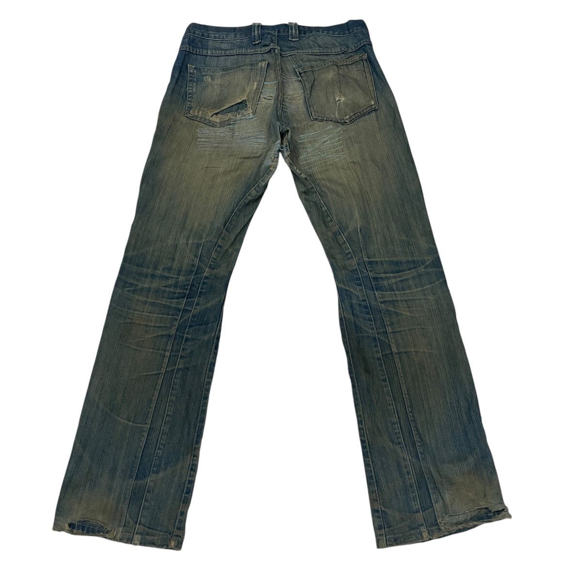 Devilock Vintage Devillock Distressed Denim jelas W33 Size 32" / US 10 / IT 46 - 7 Thumbnail