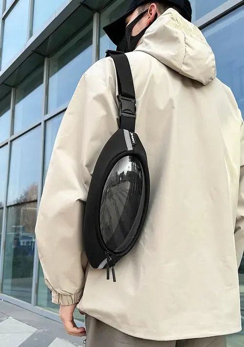 VIBE Clear Panel Waist Bag - See-Through Design Size ONE SIZE - 7 Thumbnail