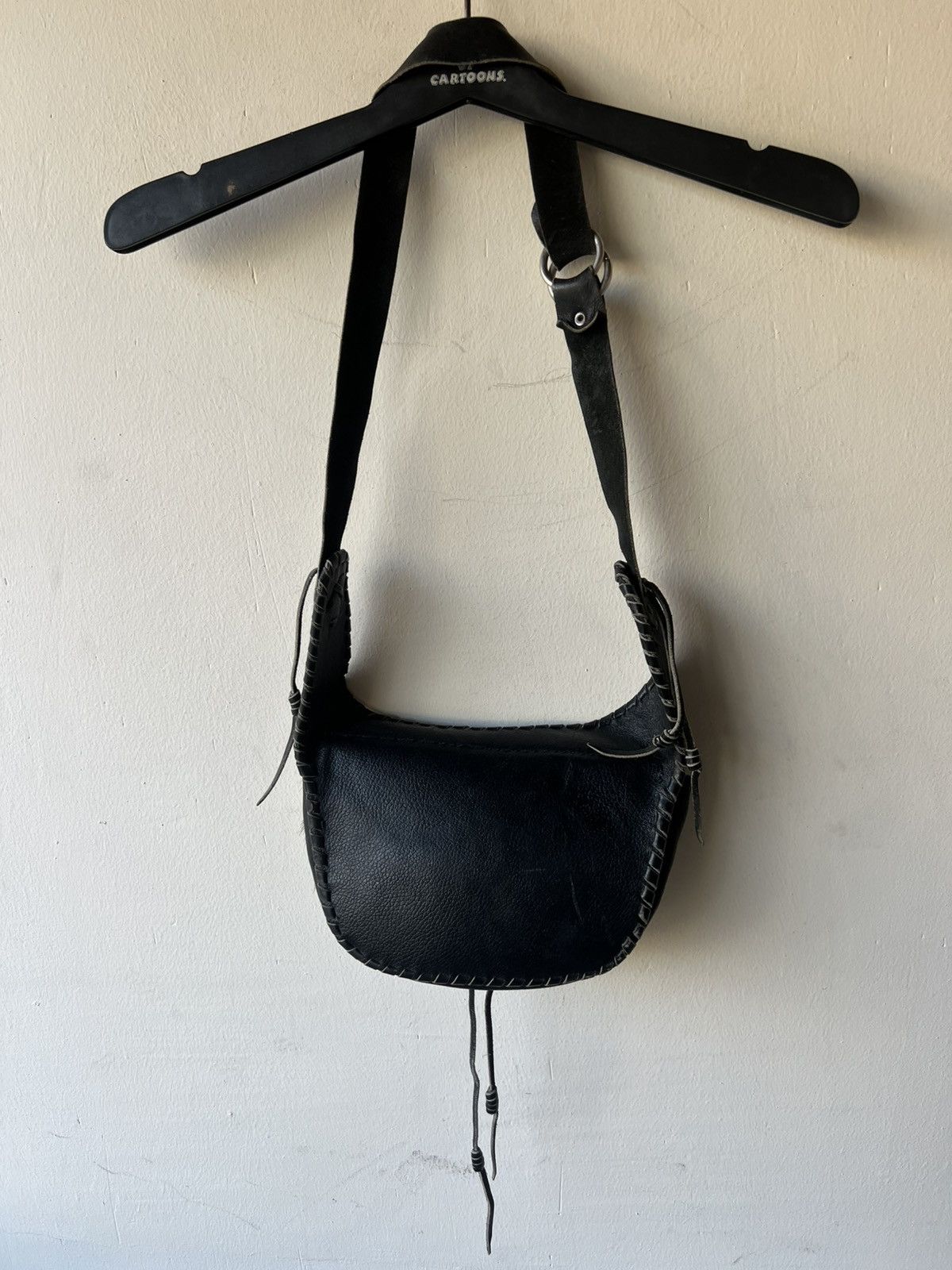 KMRii Vintage Unknown Japan Hybrid Leather Fur Native Chest Bag Size ONE SIZE - 22 Thumbnail