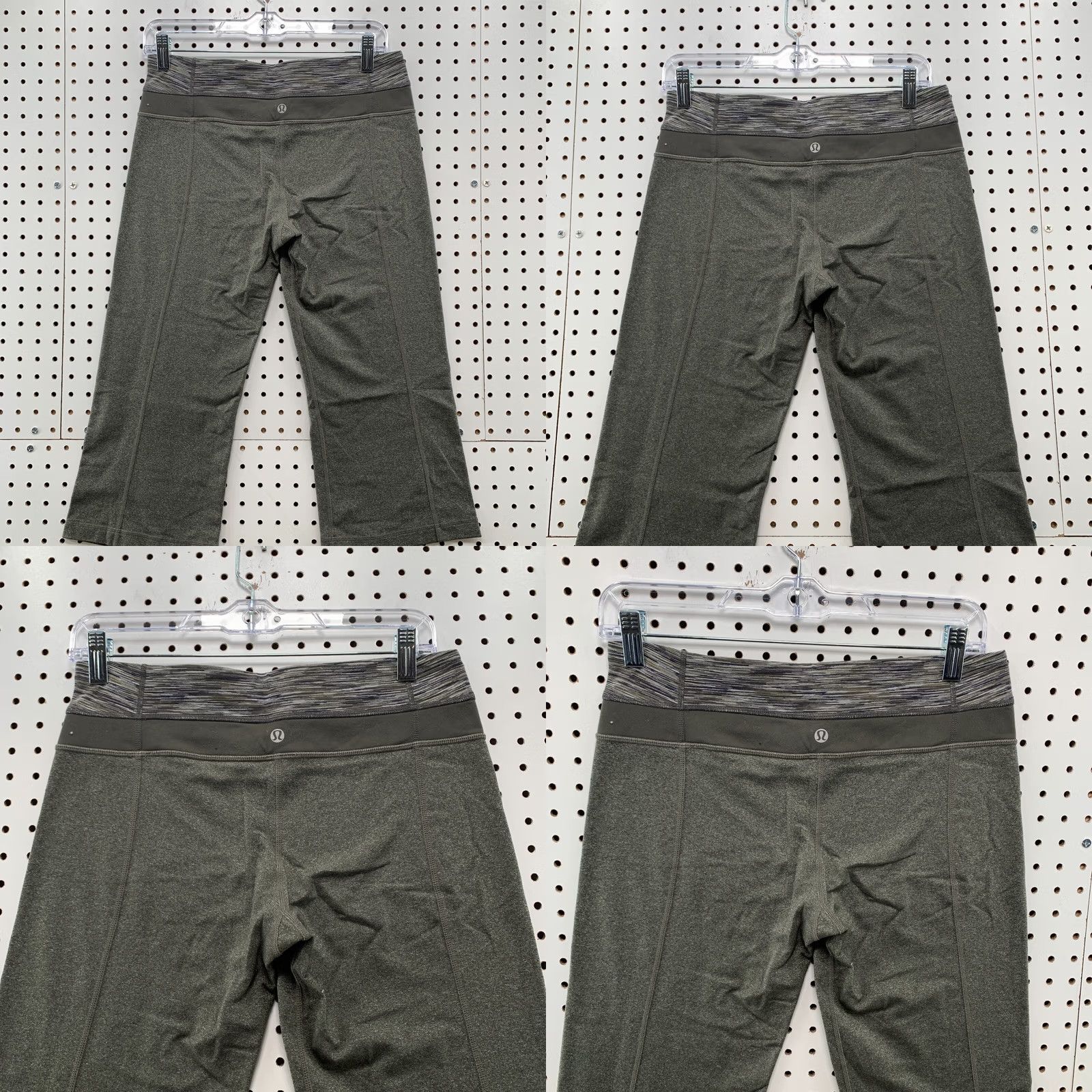 Lululemon Lululemon Flow Capri Leggings Womens Size 8 Dance Yoga Work Out 30x18.5 Gray Capri Women 8 Flow Size 30" / US 8 / IT 44 - 8 Thumbnail