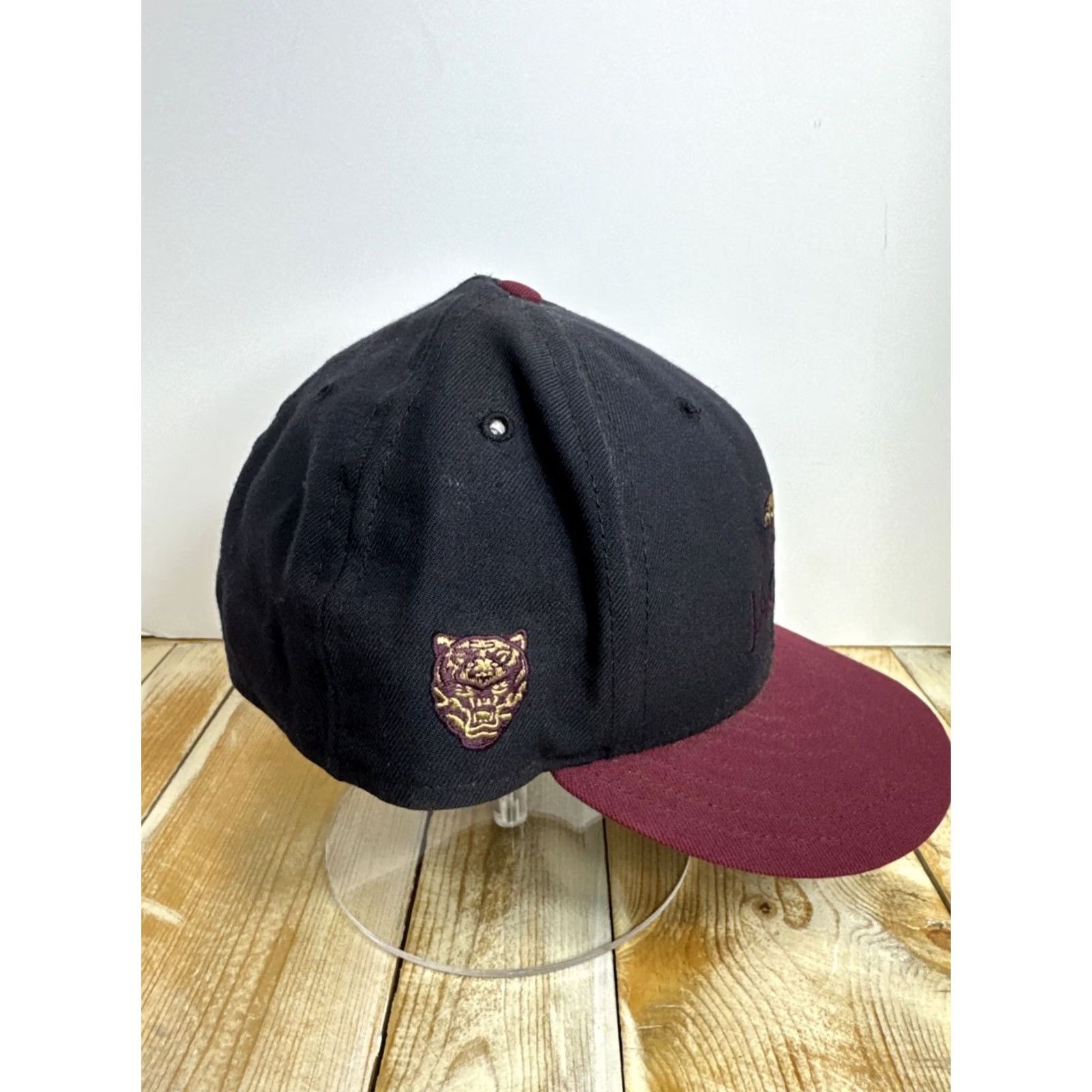 New Era VTG Jaguar Hat Car Racing Automotive Cap Wool 7 5/8" Size New Era Black Size ONE SIZE - 4 Thumbnail