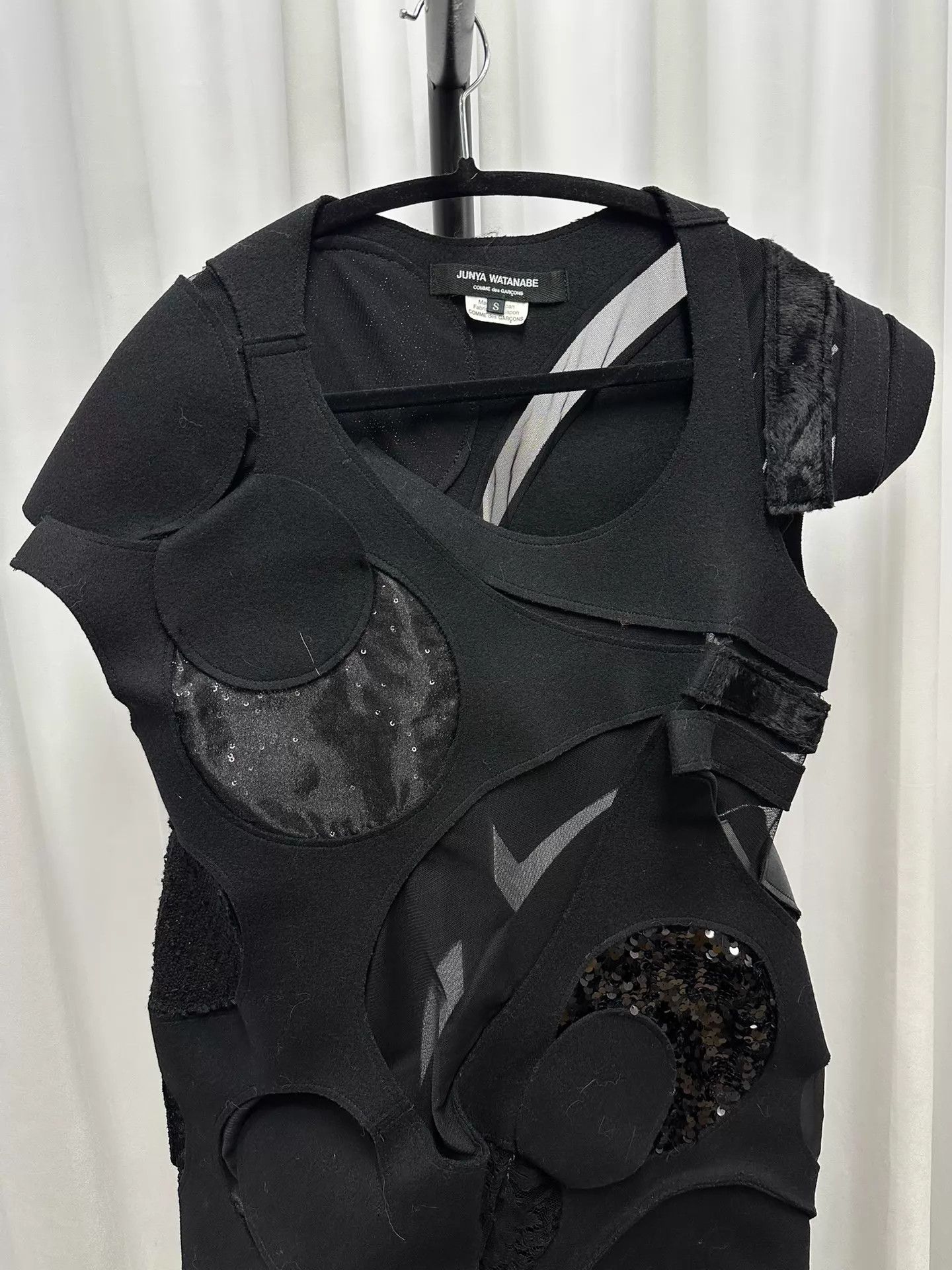 Junya Watanabe Junya Watanabe 14AW Deconstructed Panelled Black Dress Size S Size S / US 4 / IT 40 - 2 Thumbnail