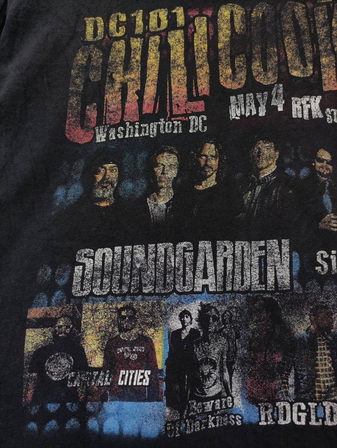 Band Tees Soundgarden " DC101 Chili Cook-Off " Promo Tour T-Shirt Size US XL / EU 56 / 4 - 10 Thumbnail