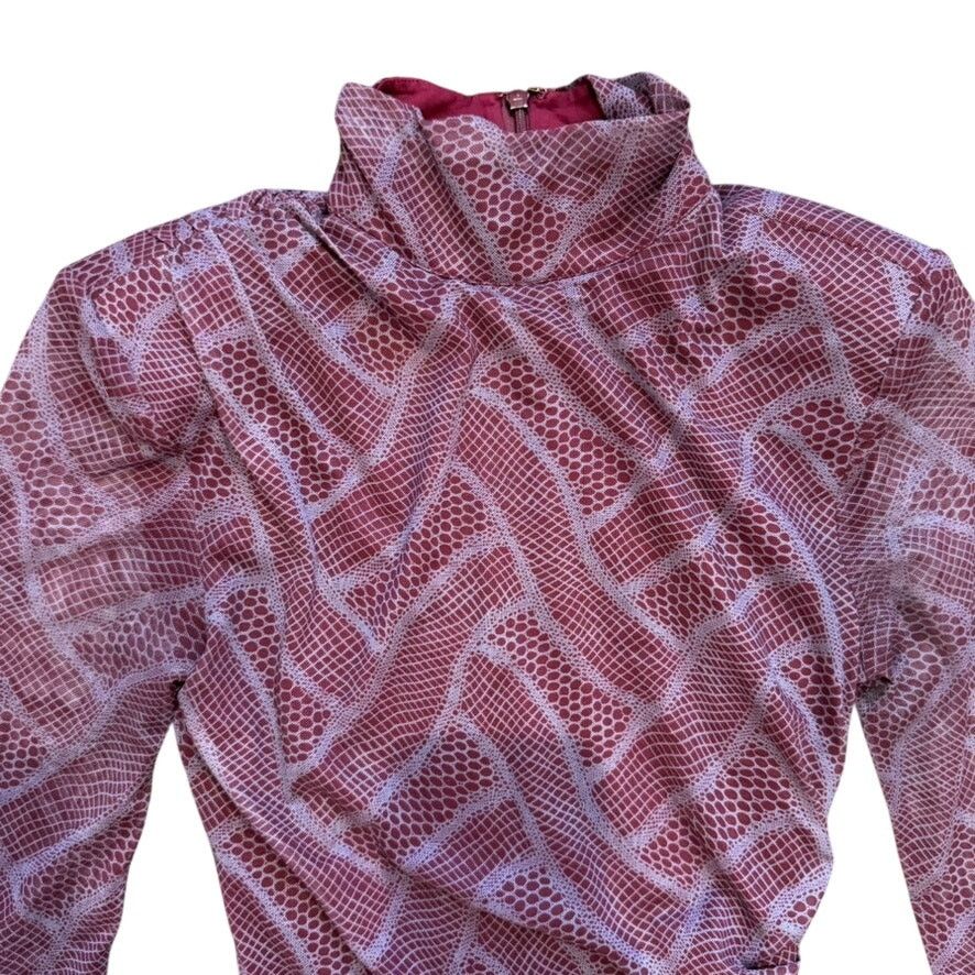 Cinq a Sept Cinq à Sept Marlene Long Sleeve Mini Dress Purple, Size US 0 Size XS / US 0-2 / IT 36-38 - 5 Thumbnail