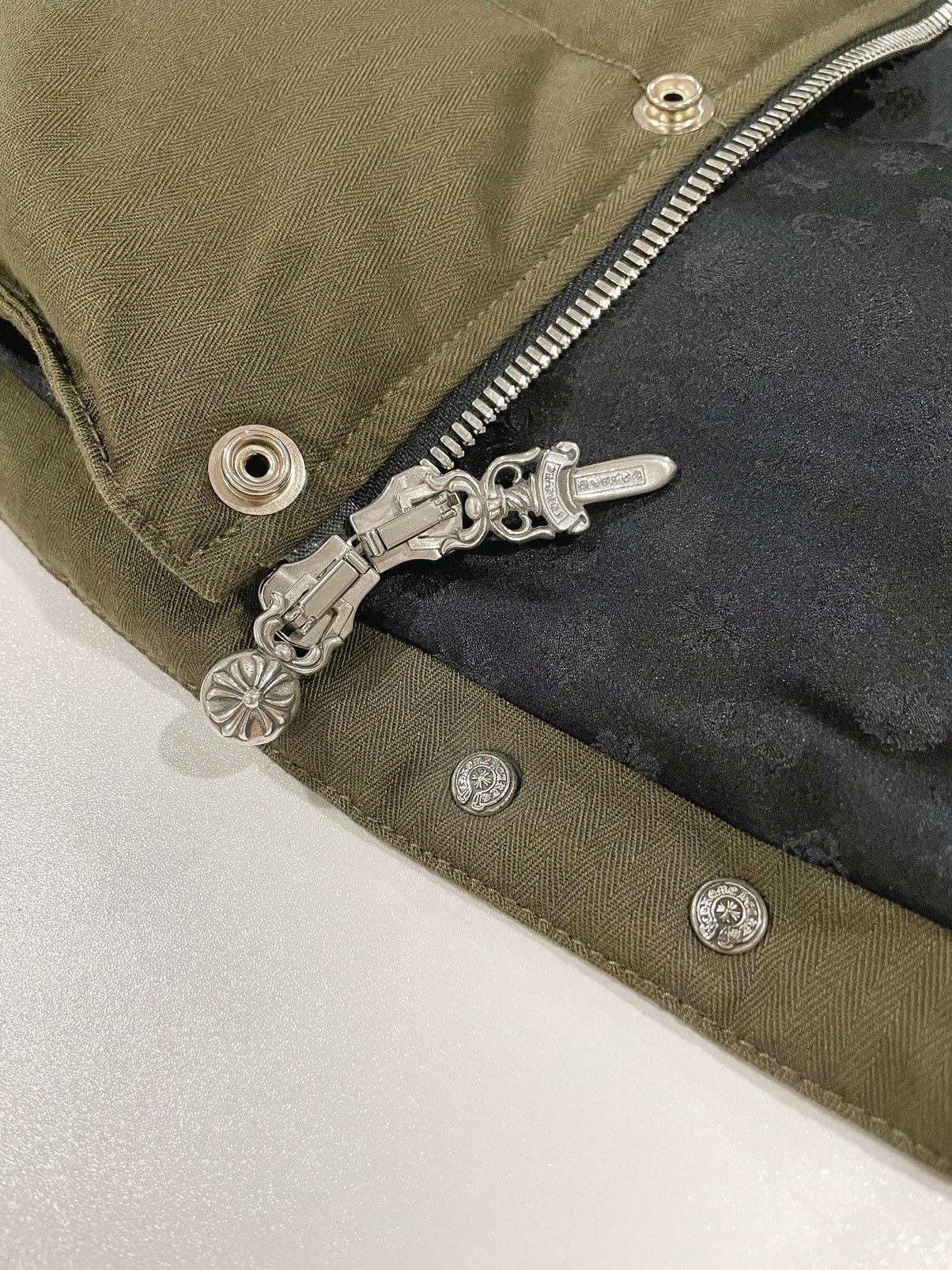 Chrome Hearts Chrome Hearts CH military green down vest Size US M / EU 48-50 / 2 - 5 Thumbnail