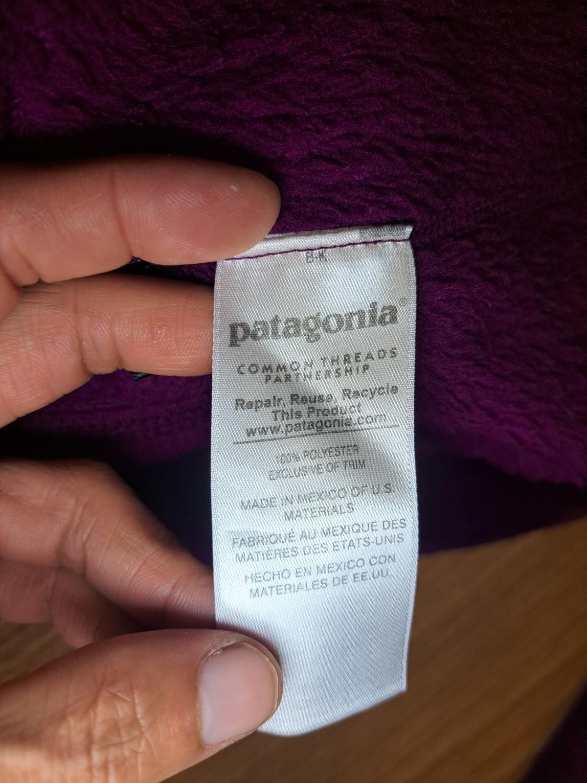 Patagonia Patagonia Snap T Pullover Mens Medium Burgundy Polartec Size US M / EU 48-50 / 2 - 5 Thumbnail
