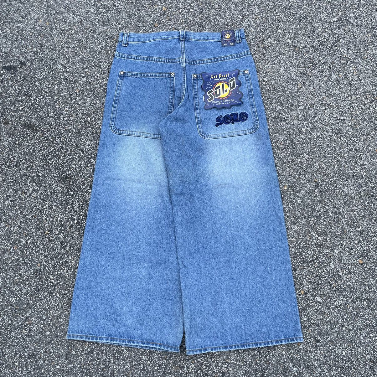 image of Jnco x Southpole Lightwash Solo Jeans in Blue, Men's (Size 38)