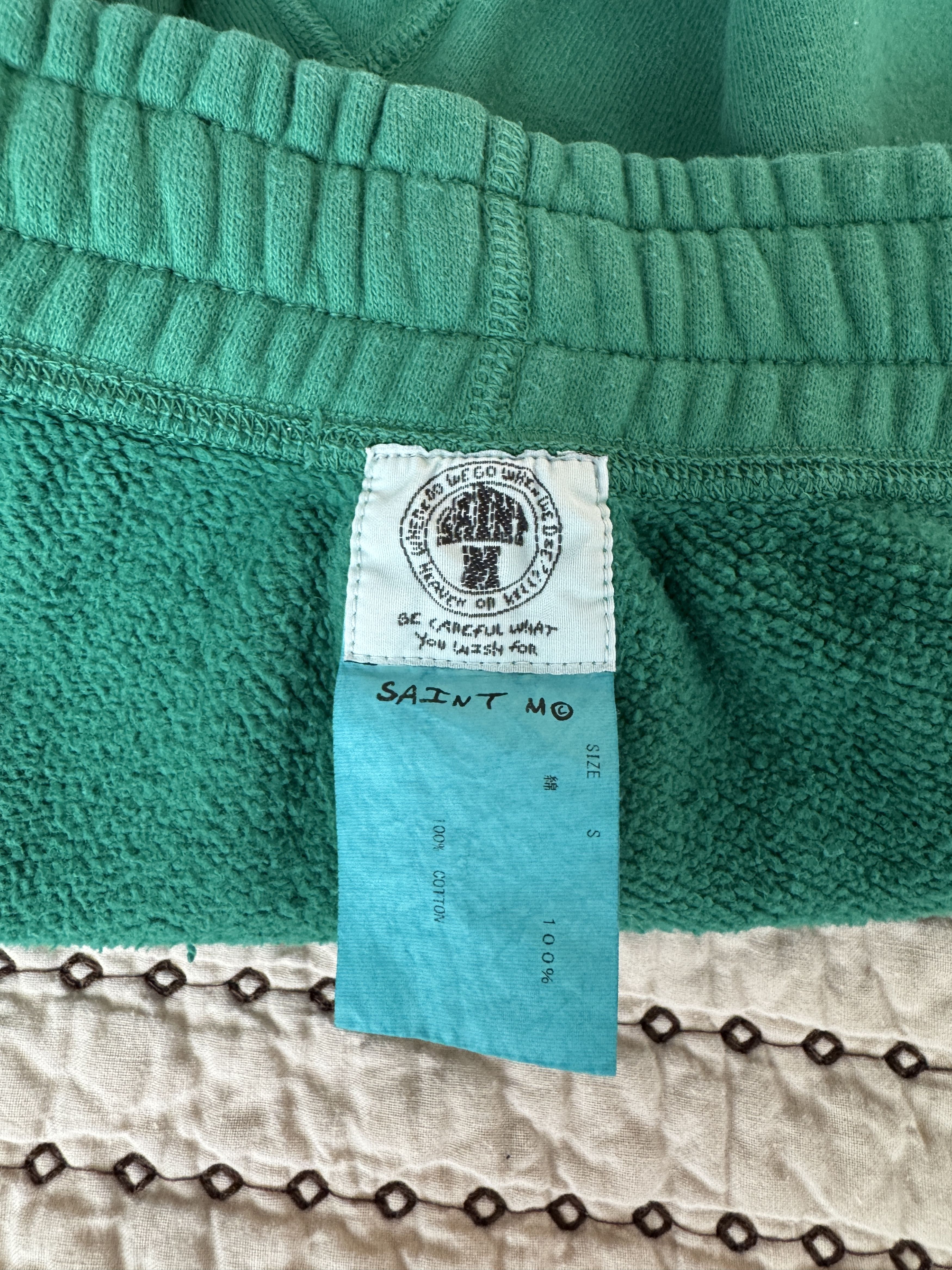 Saint Michael SAINT MICHAEL MXXXXXX LOGO SWEAT SHORT GREEN Size US 30 / EU 46 - 10 Thumbnail