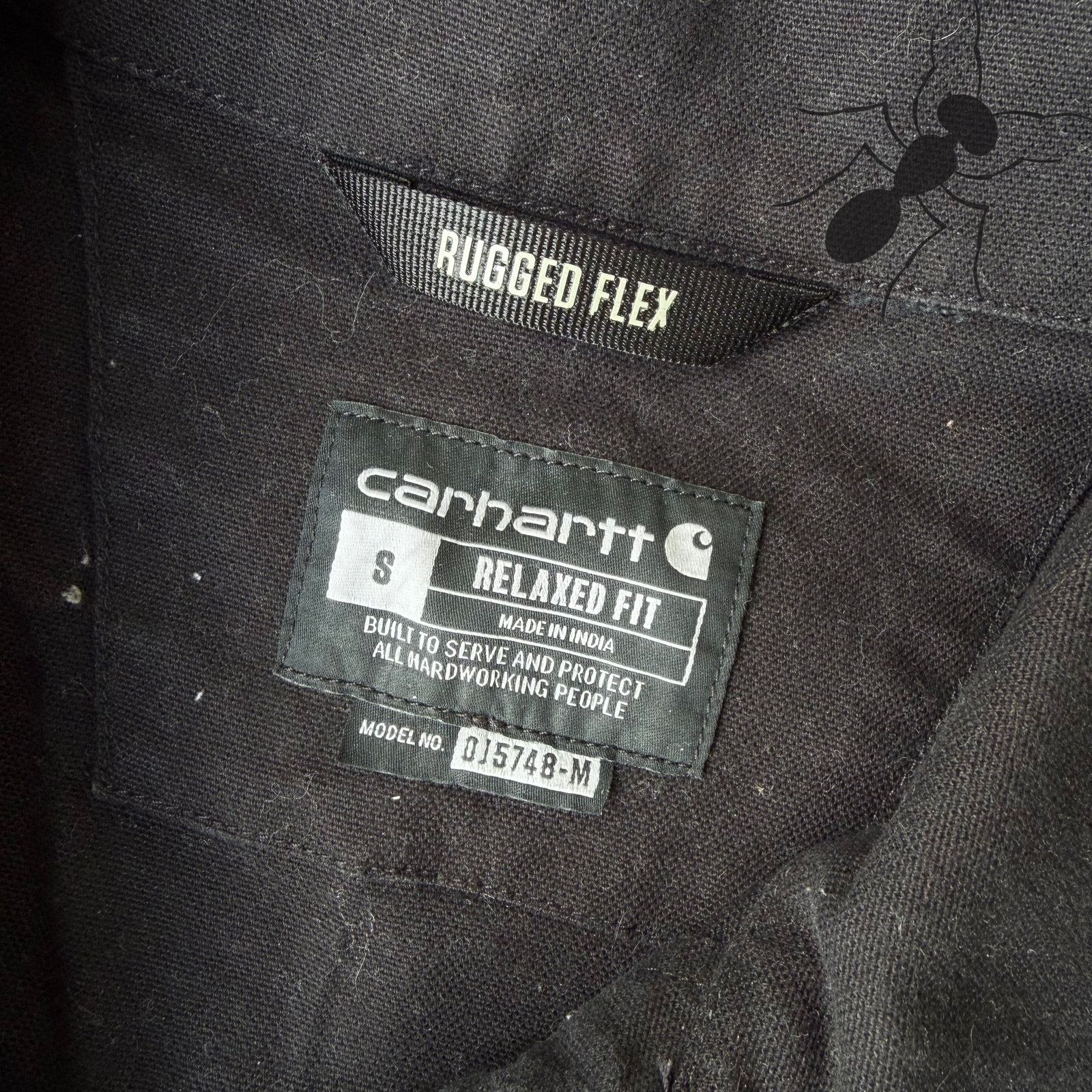 Carhartt × Vintage Carhartt black long sleeve zip up work wear shirt Size US S / EU 44-46 / 1 - 8 Thumbnail