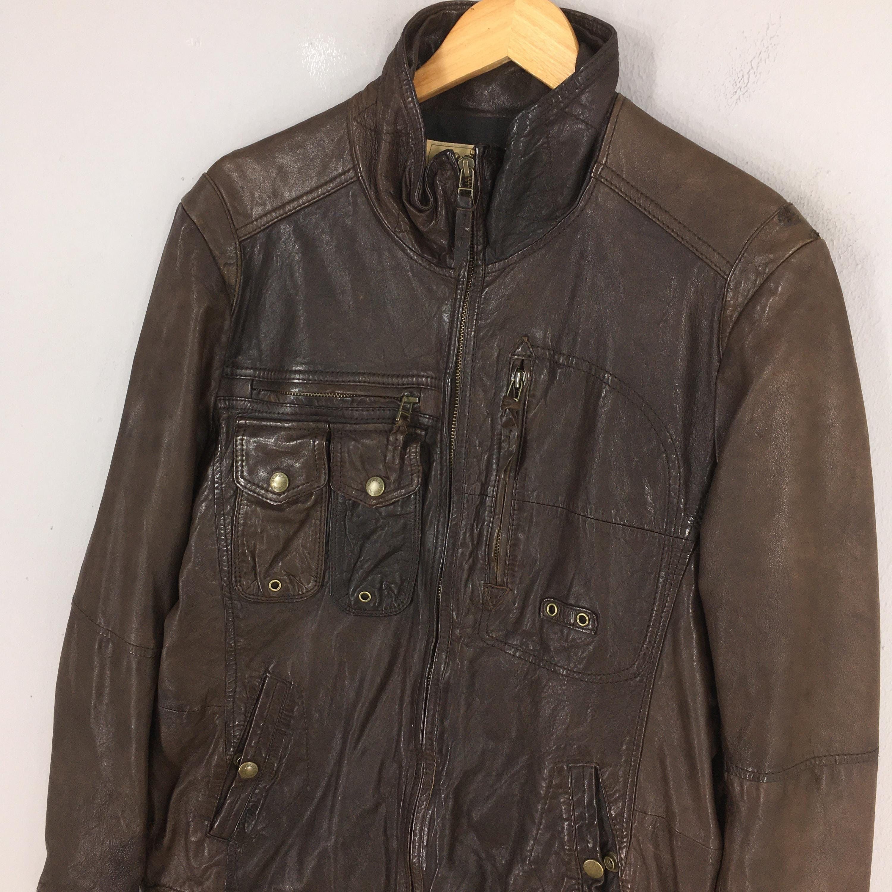 Avirex Vintage Avirex Ltd Sheepskin Leather Jacket XLarge Size US XL / EU 56 / 4 - 3 Thumbnail