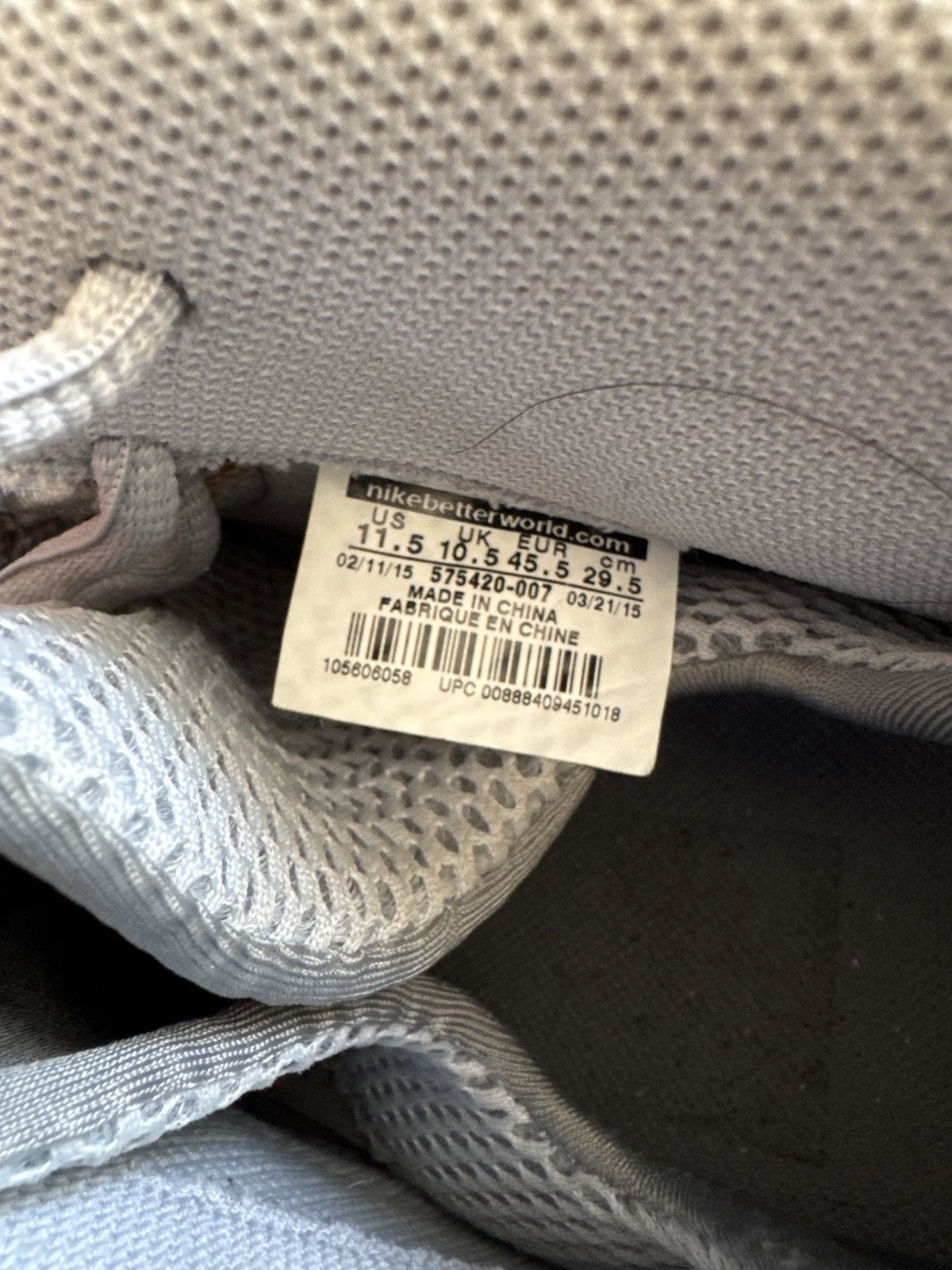 Nike Nike Air Foamposite PRM ‘Wolf Grey’ Size US 11.5 / EU 44-45 - 3 Thumbnail
