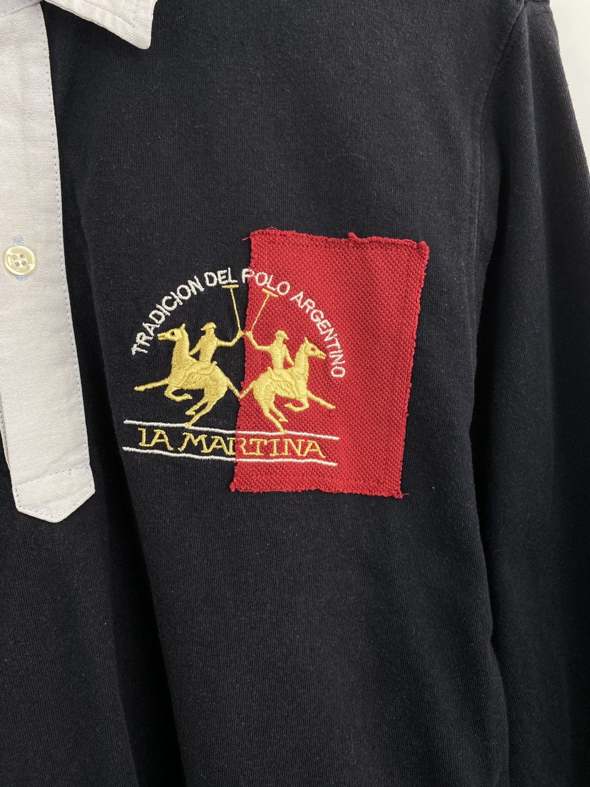 La Martina 🇺🇸 Vintage 90s La Martina Argentino Polo Longe Sleeve Rare Size US M / EU 48-50 / 2 - 4 Thumbnail