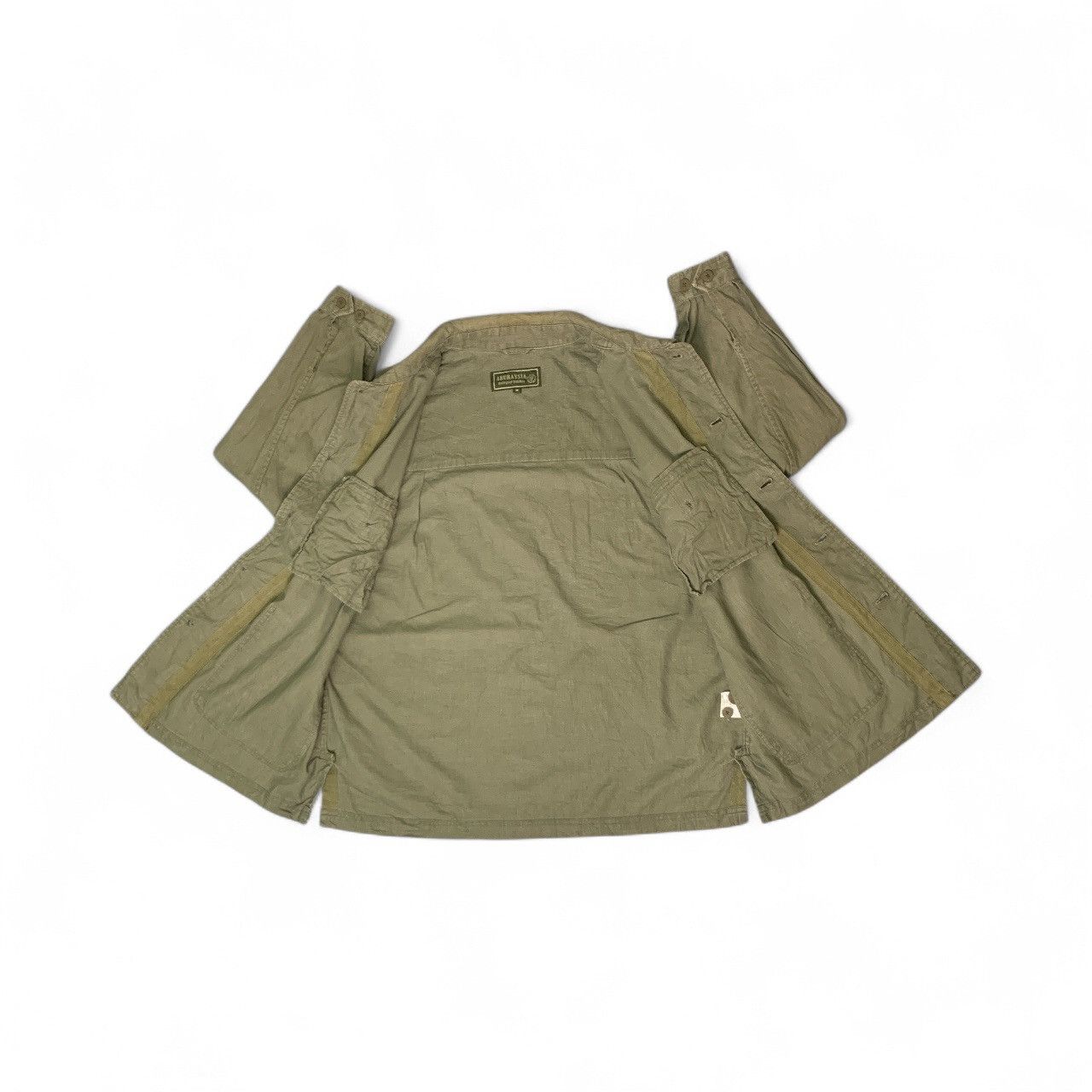 Japanese Brand Rare Design Vintage Aburaysia Military Chore Jackets Size US M / EU 48-50 / 2 - 3 Thumbnail
