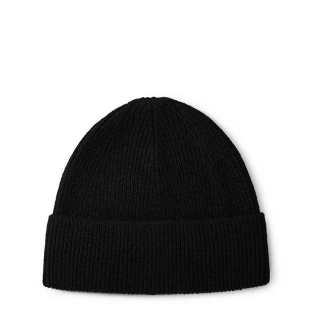 Acne Studios o1g2r1mq0825 Size: OS / Kriv Beanie Hat / Cap in Black Size ONE SIZE - 2 Thumbnail