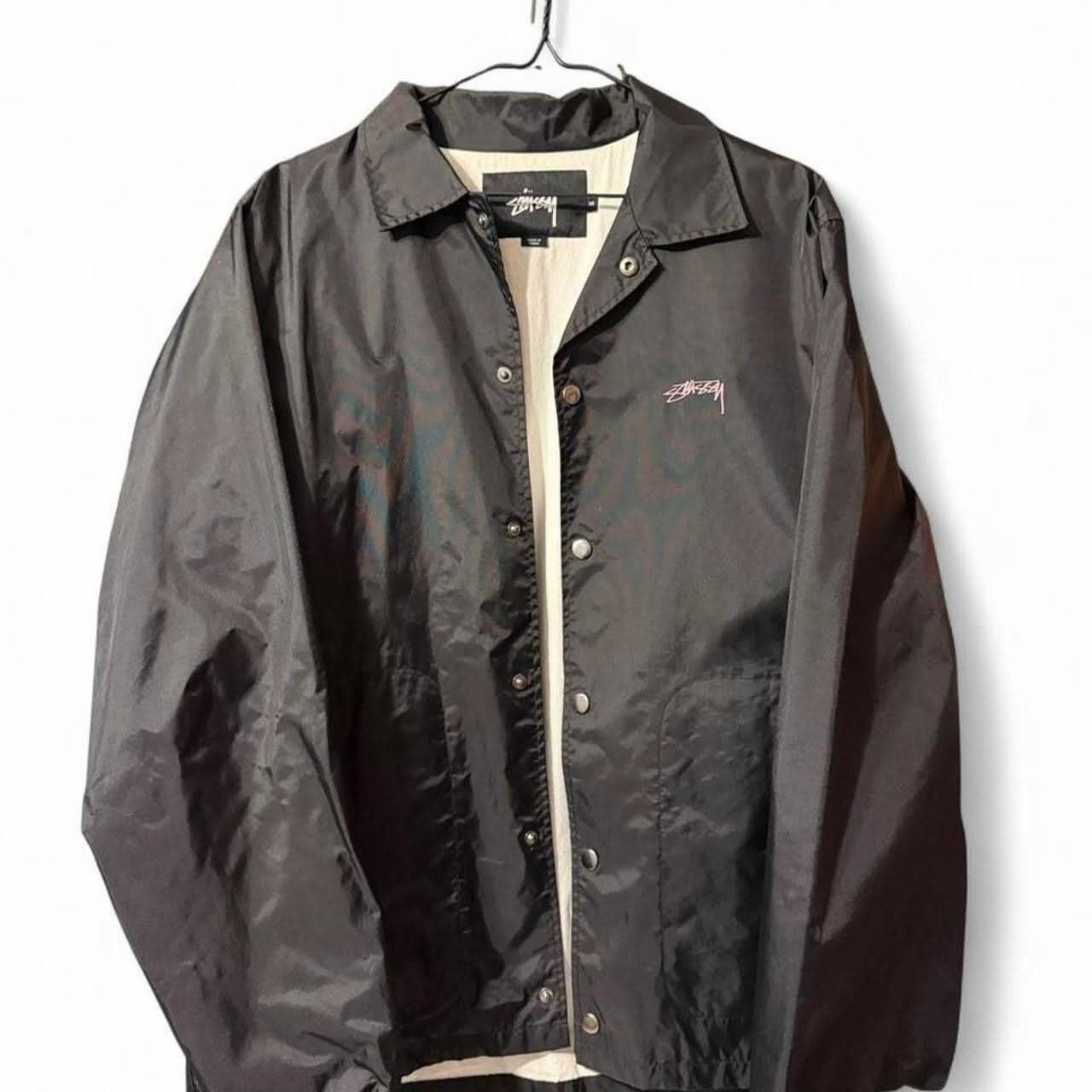 Stussy stussy black jacket with pink script logo Size US M / EU 48-50 / 2 - 1 Thumbnail