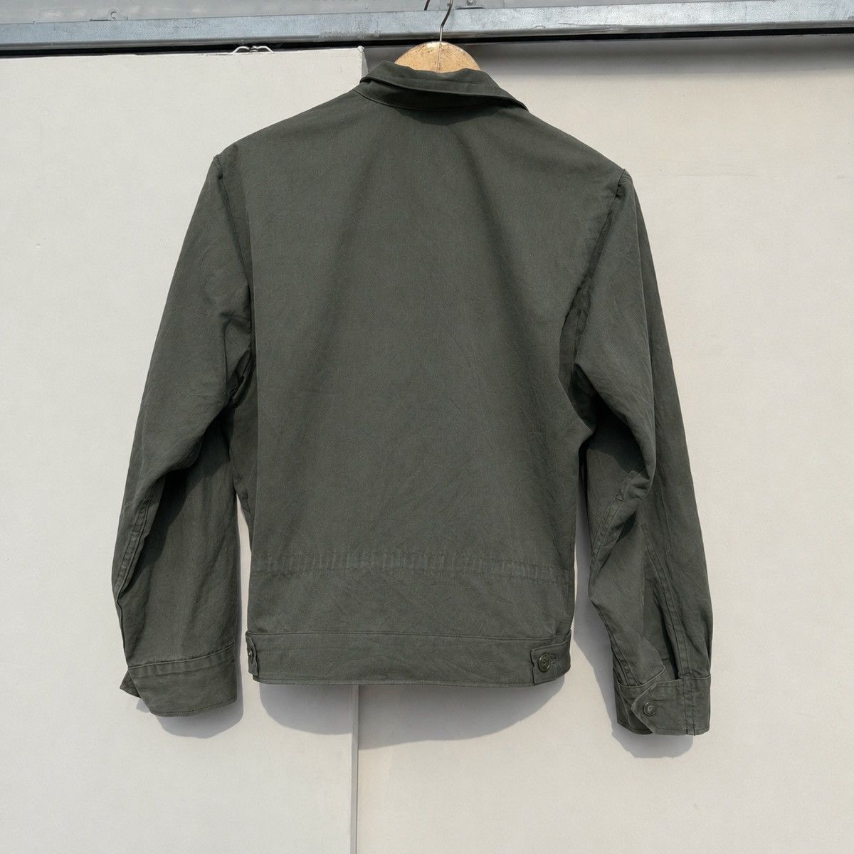 Vintage French Army Military Zip Jacket - Fabrique en France Size US M / EU 48-50 / 2 - 4 Thumbnail