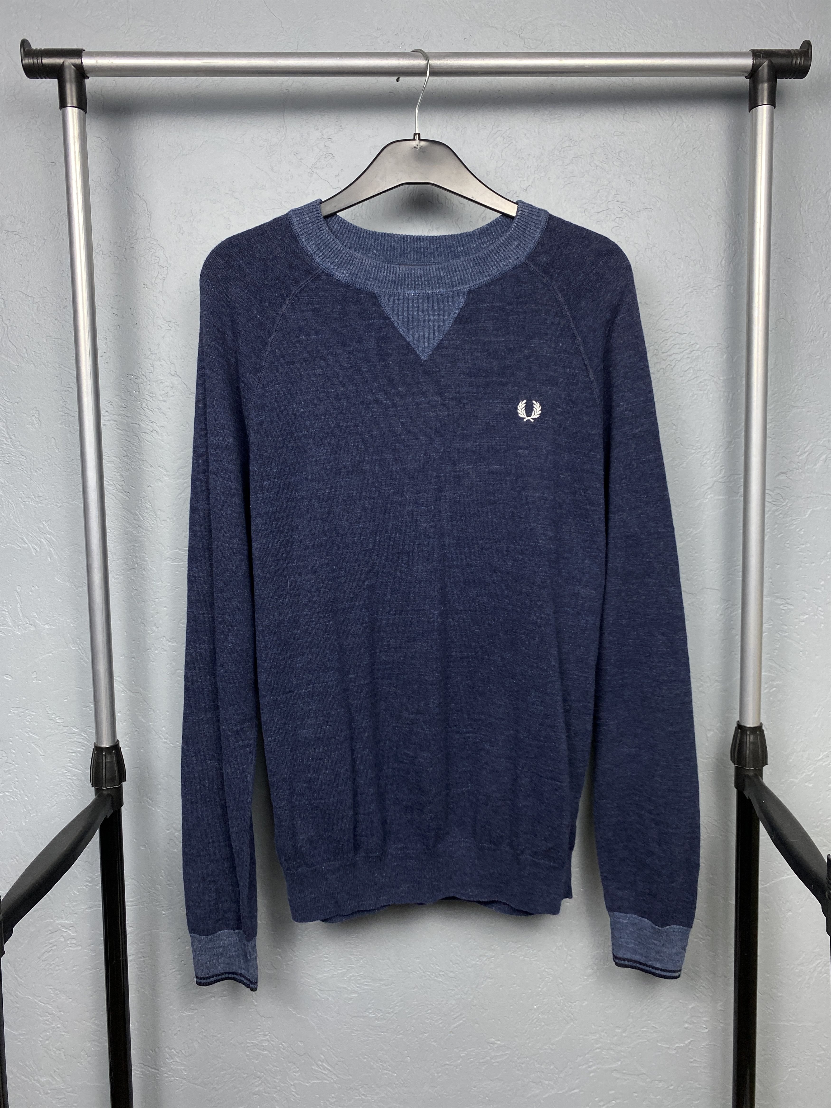 Fred Perry Fred Perry Vintage Mens Crew Neck Sweater Size US M / EU 48-50 / 2 - 1 Thumbnail