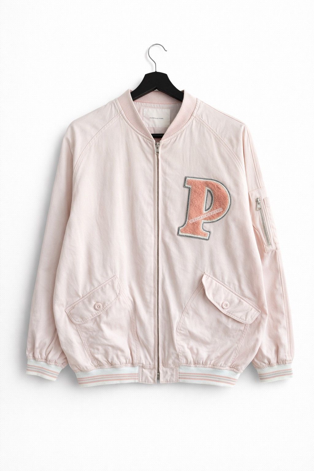 Japanese Brand Vintage Peyton Place Sports Bomber Jacket Floral Back Print Size US M / EU 48-50 / 2 - 1 Thumbnail