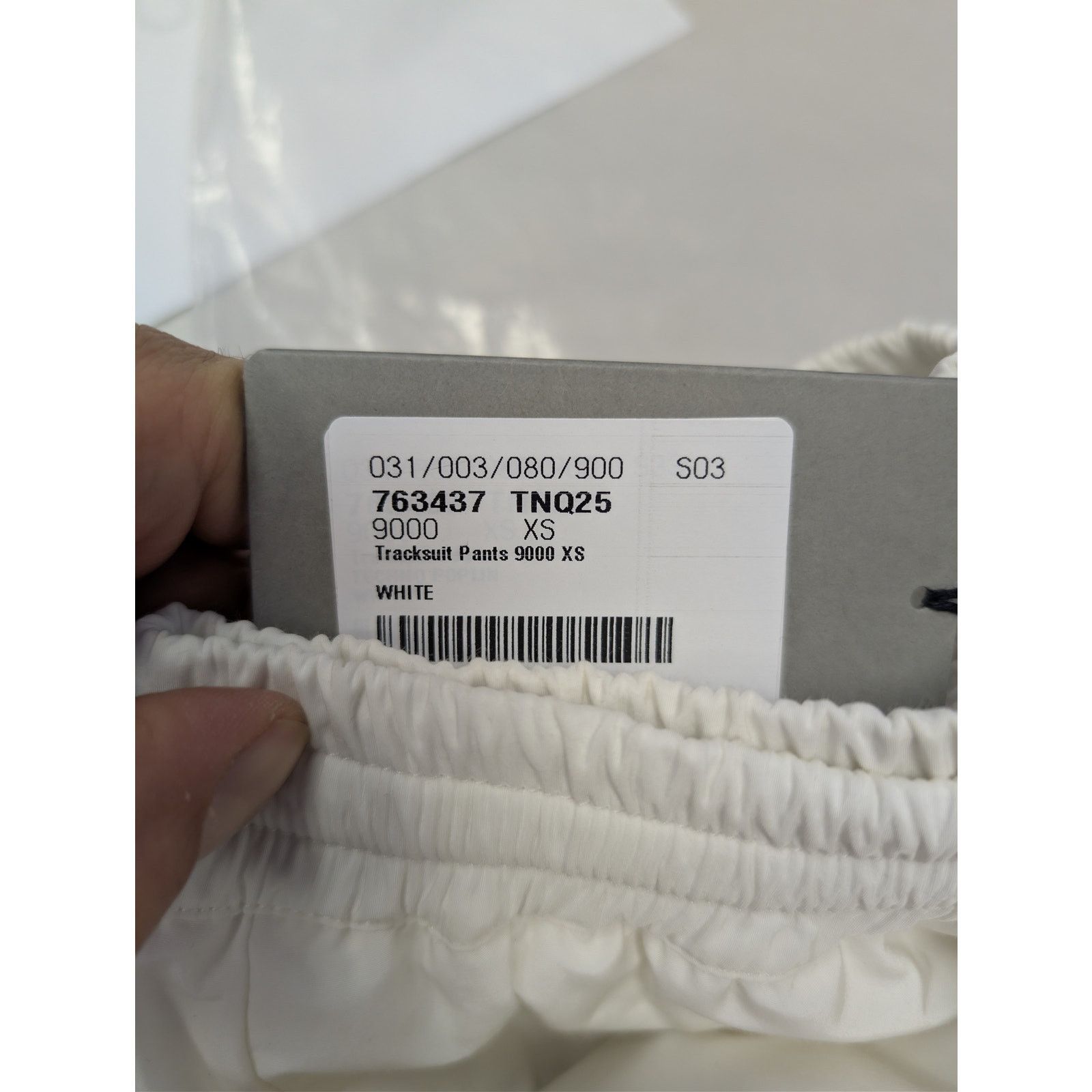 Balenciaga o1rshd1 3B Sports Icon Tracksuit Pants in White Size US 28 / EU 44 - 22 Thumbnail