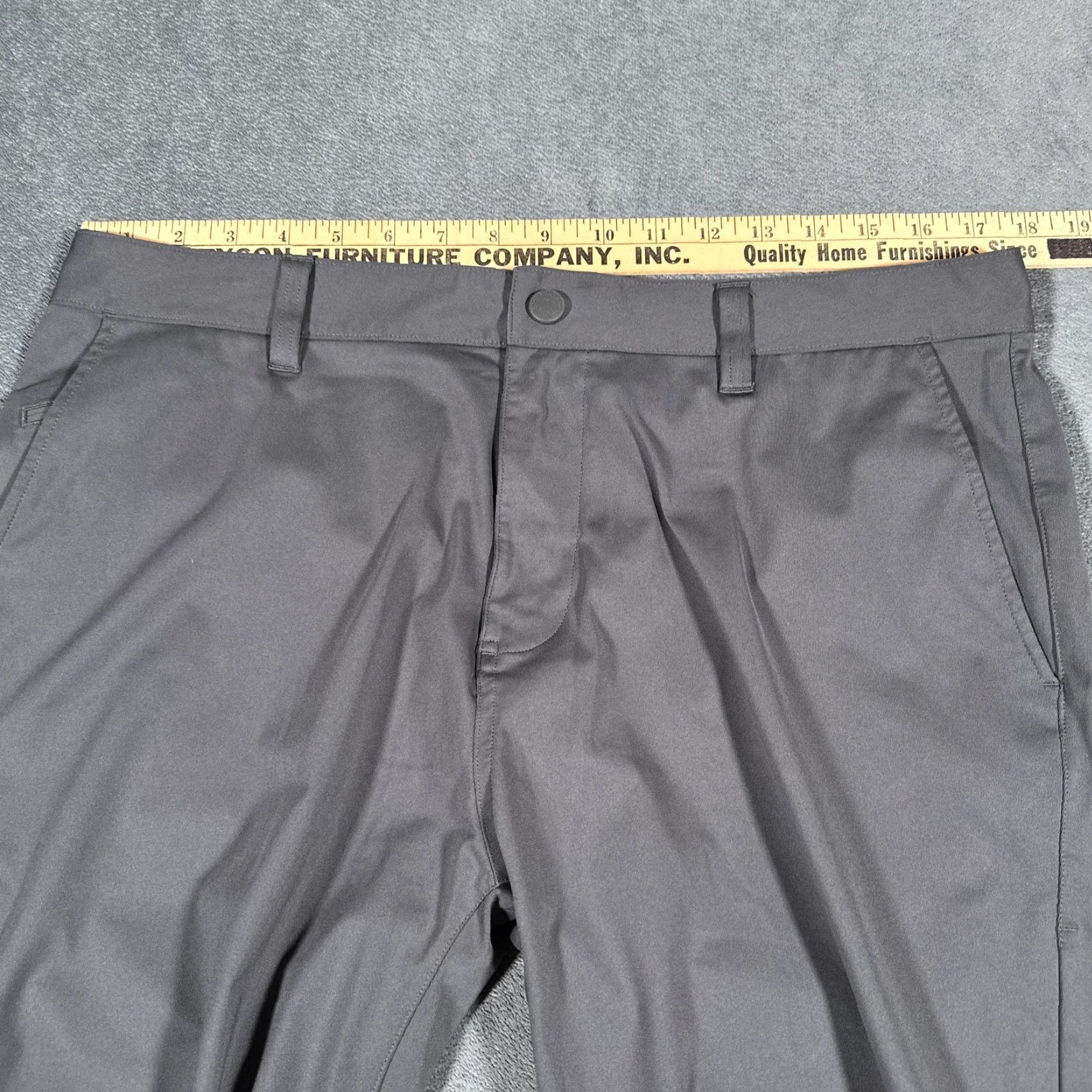 Rhone Rhone Commuter Pants Mens 35 Gray Performance Dress Chino Tech Stretch Casual Size US 35 - 6 Thumbnail