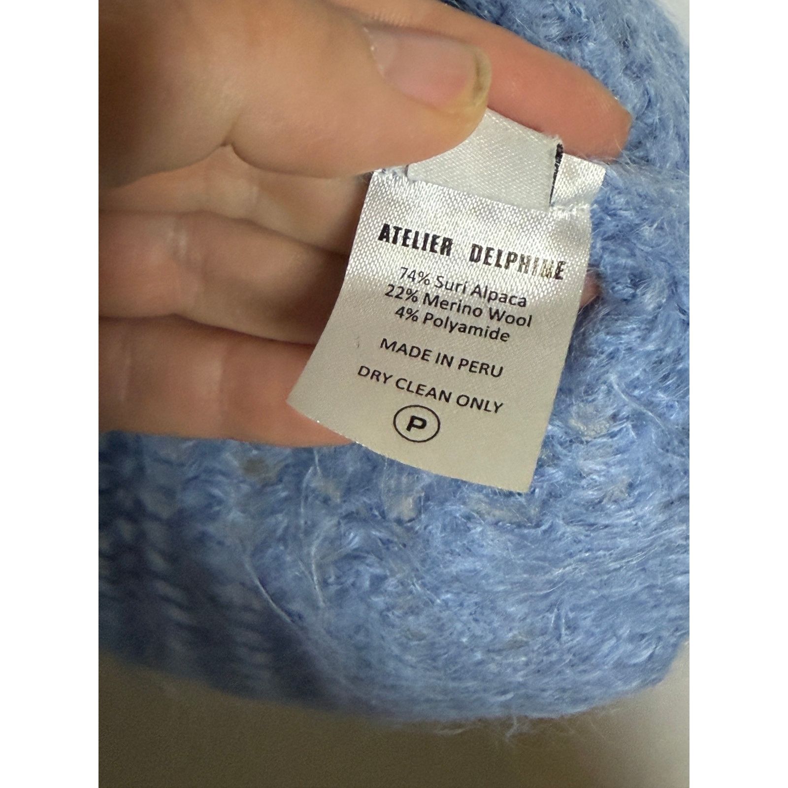Other Atelier Delphine Sweater Tank in suri alpaca baby blue sz S Size S / US 4 / IT 40 - 5 Thumbnail