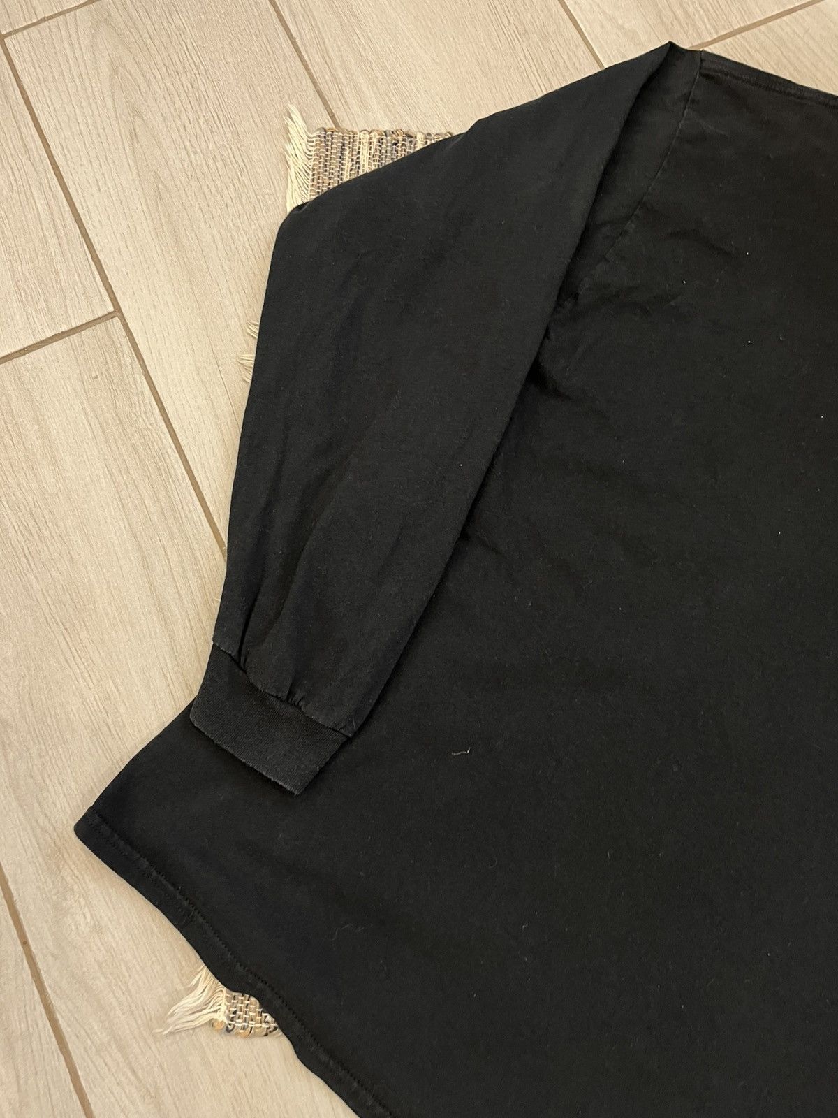 Champion × Vintage Vintage Champion Longsleeve Tshirt Black Oversize blank Size US XXL / EU 58 / 5 - 11 Thumbnail