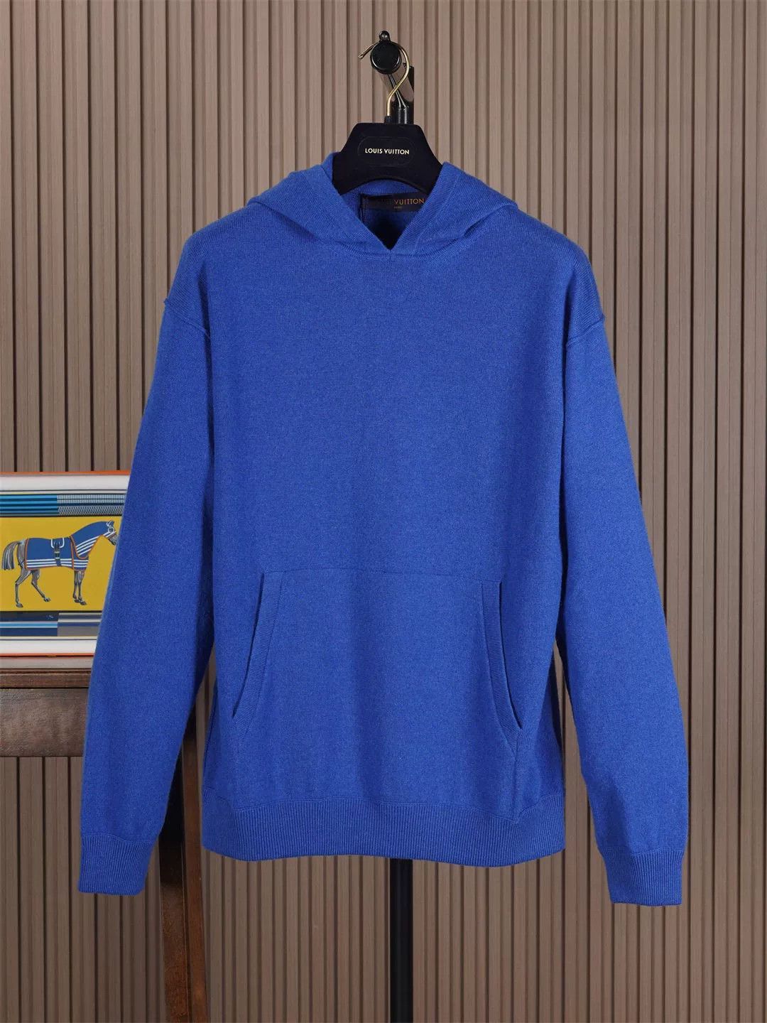 LVC Louis Vuitton Men's Hooded Cashmere Sweater Size US L / EU 52-54 / 3 - 1 Thumbnail