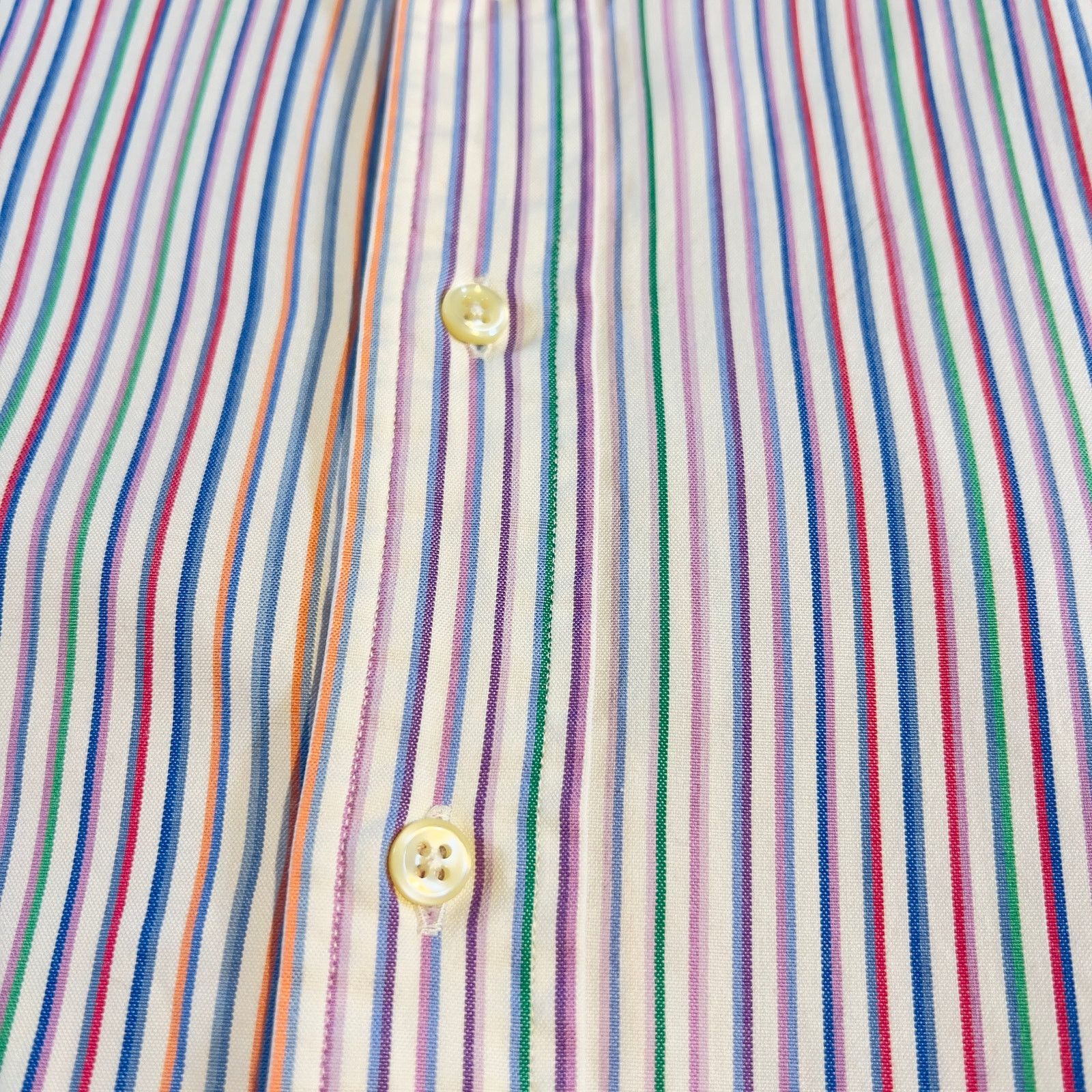 Ralph Lauren Ralph Lauren Button Shirt Mens 18 36/37 Classic Multi Color Size US XXL / EU 58 / 5 - 5 Thumbnail
