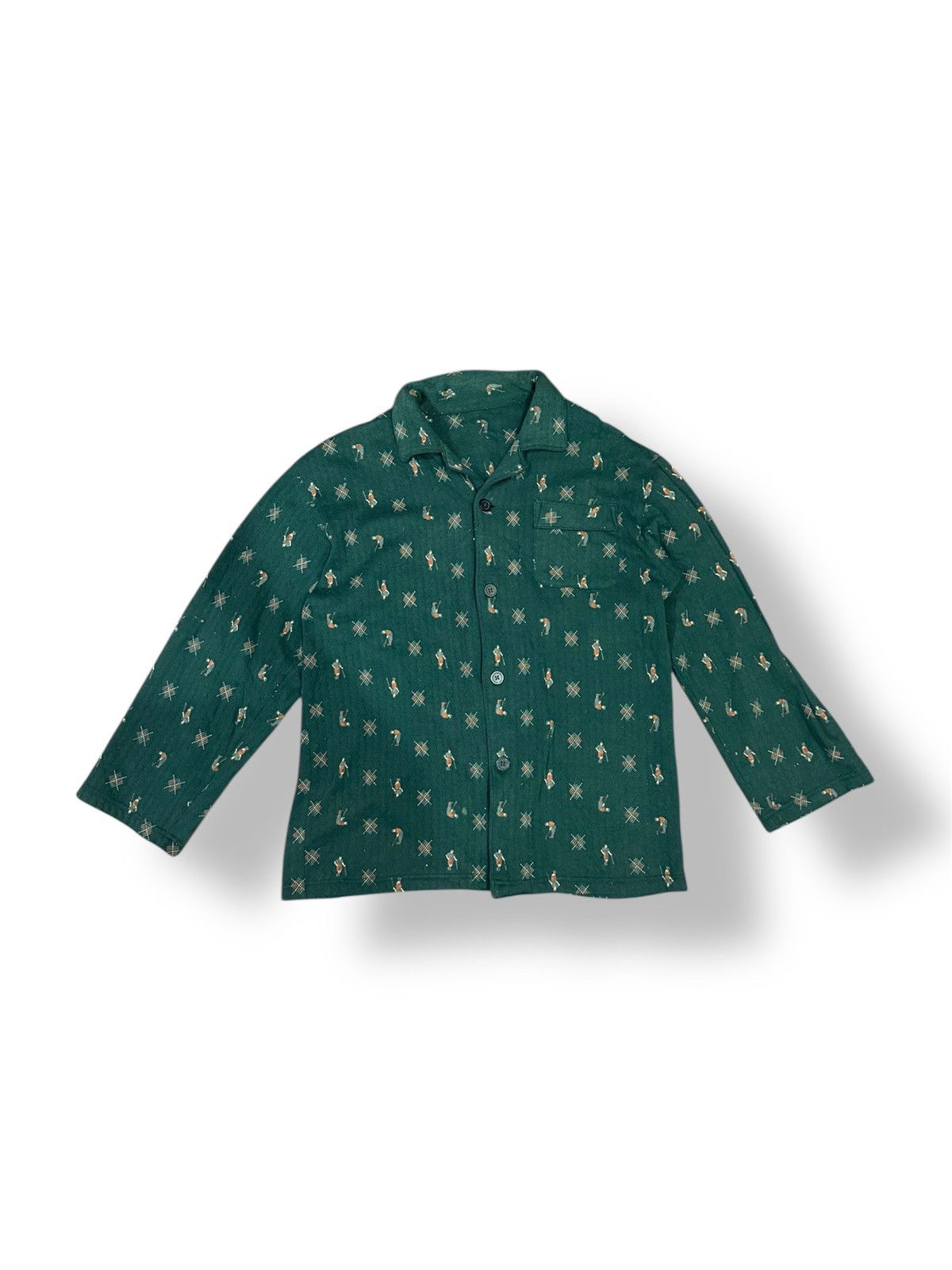 Other Vintage Topvalu Green Golf Pyajama Size US M / EU 48-50 / 2 - 2 Thumbnail
