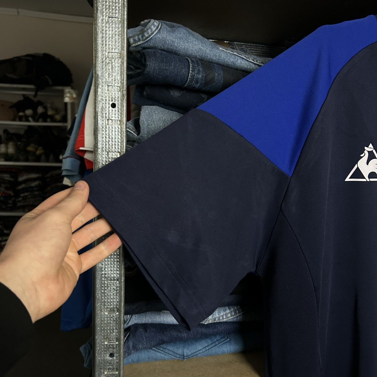 Le Coq Sportif Vintage Le Coq Sportif FC Everton big logo soccer jersey Size US XL / EU 56 / 4 - 6 Thumbnail