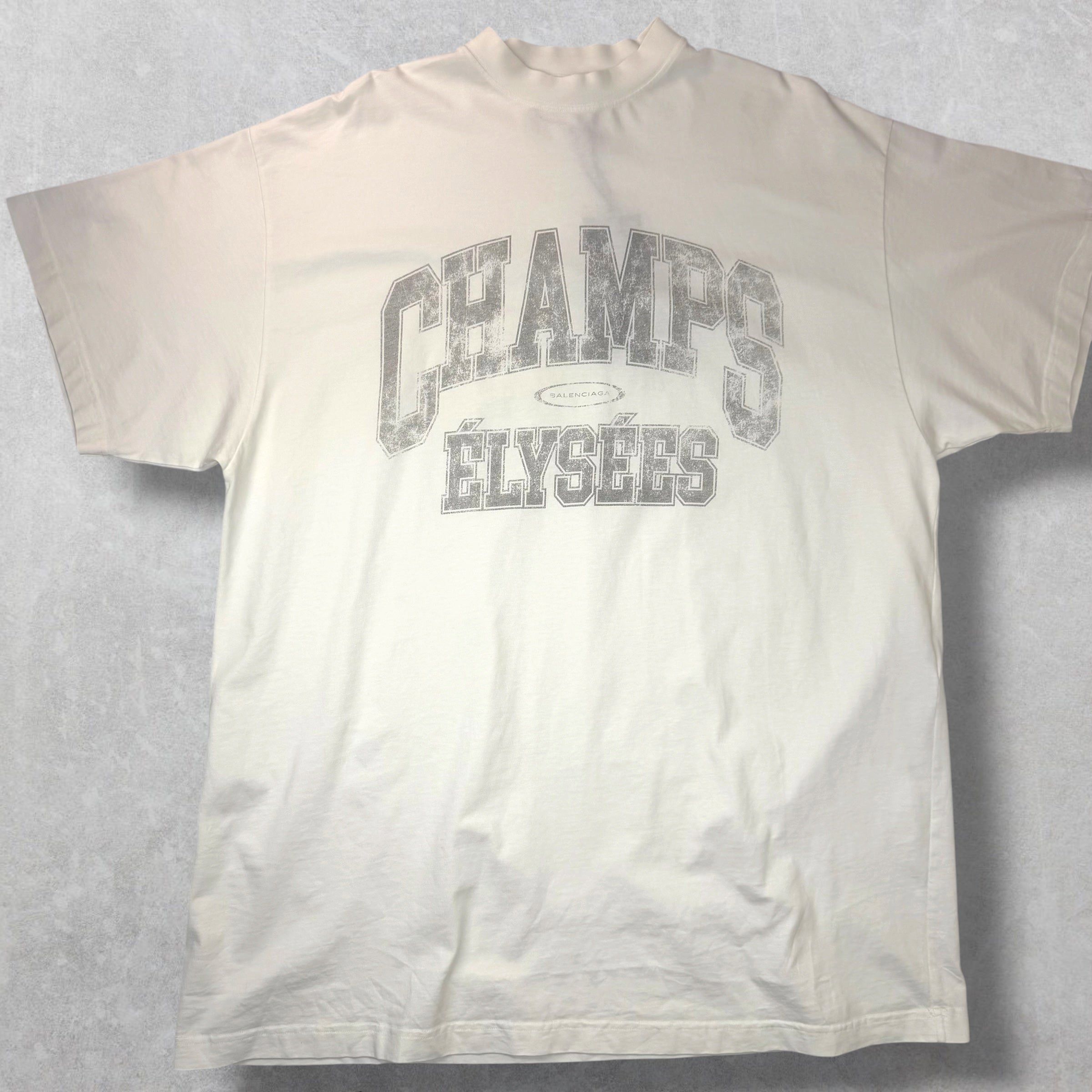 Balenciaga Balenciaga Champs-Elysees Oversized Tee 3 (XXXL) Size US XXL / EU 58 / 5 - 1 Thumbnail
