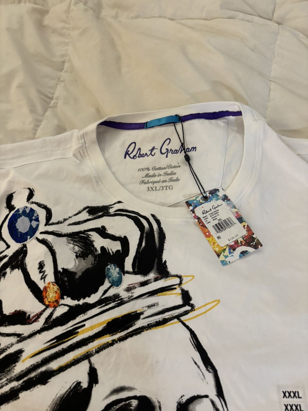 Robert Graham Robert Graham Skull Crown Tee NWT XXXL Size US XXL / EU 58 / 5 - 2 Thumbnail