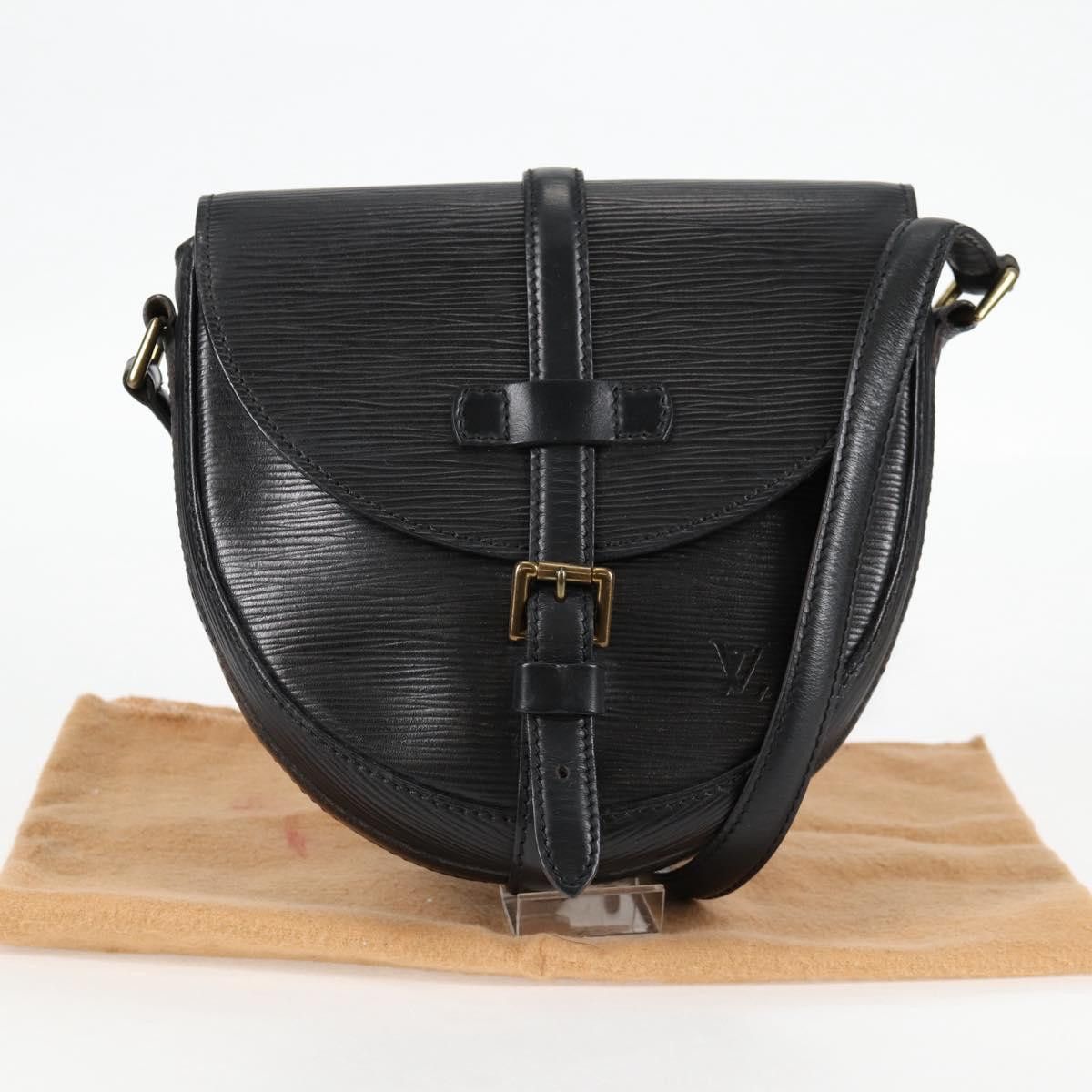 Louis Vuitton LOUIS VUITTON Epi Chantilly PM Shoulder Bag Spo Black Size ONE SIZE - 12 Thumbnail