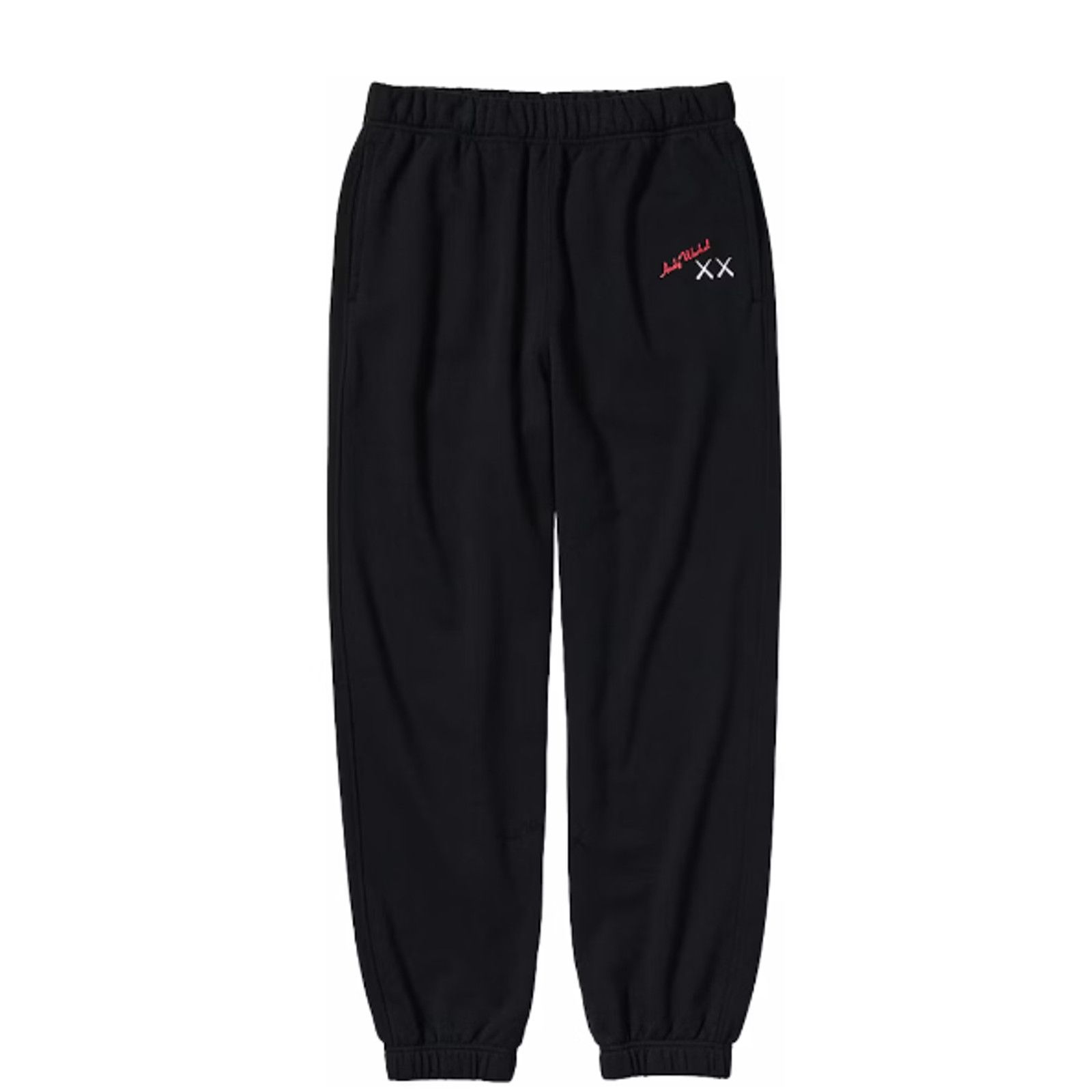Kaws × Uniqlo Uniqlo KAWS x Andy Warhol Graphic Sweatpants Black XL NEW Size US 34 / EU 50 - 1 Thumbnail