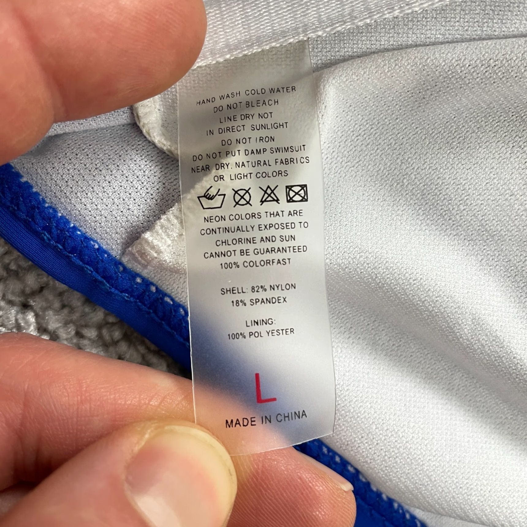 Vintage Unbranded Bikini Top Women’s L Blue Padded Wide Strap Beach Swimwear Top Size L / US 10 / IT 46 - 3 Thumbnail