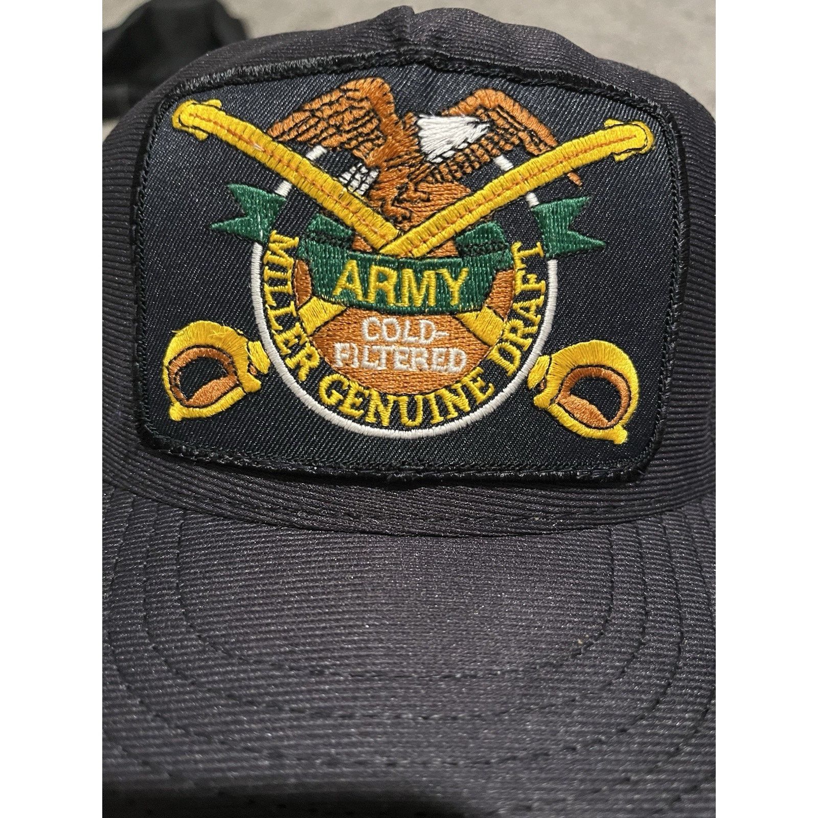Vintage Vintage 80’s US ARMY x Miller Genuine Snapback Hat USA Made Size ONE SIZE - 2 Thumbnail