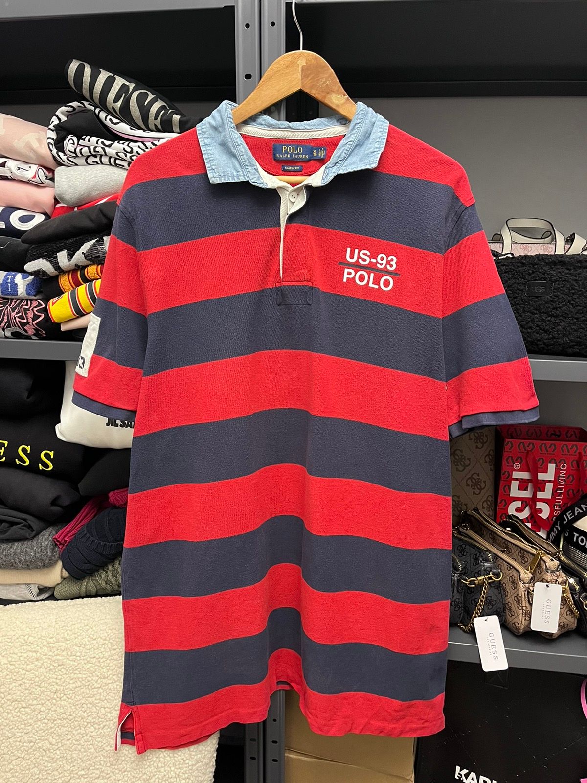 Pre-owned Polo Ralph Lauren X Ralph Lauren Vintage Polo Ralph Laurent Us-93 Polo In Red