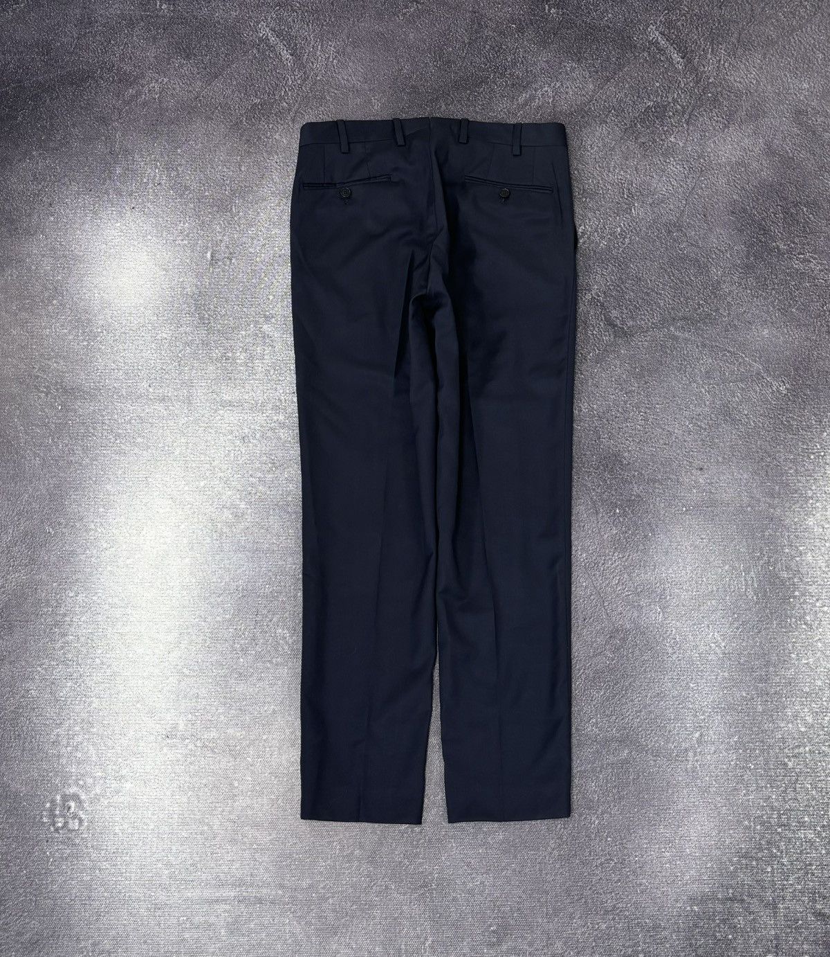 Other De Petrillo Napoli Gaiola Navy Blue Italian Luxury Wool Suit Size 46R - 6 Thumbnail