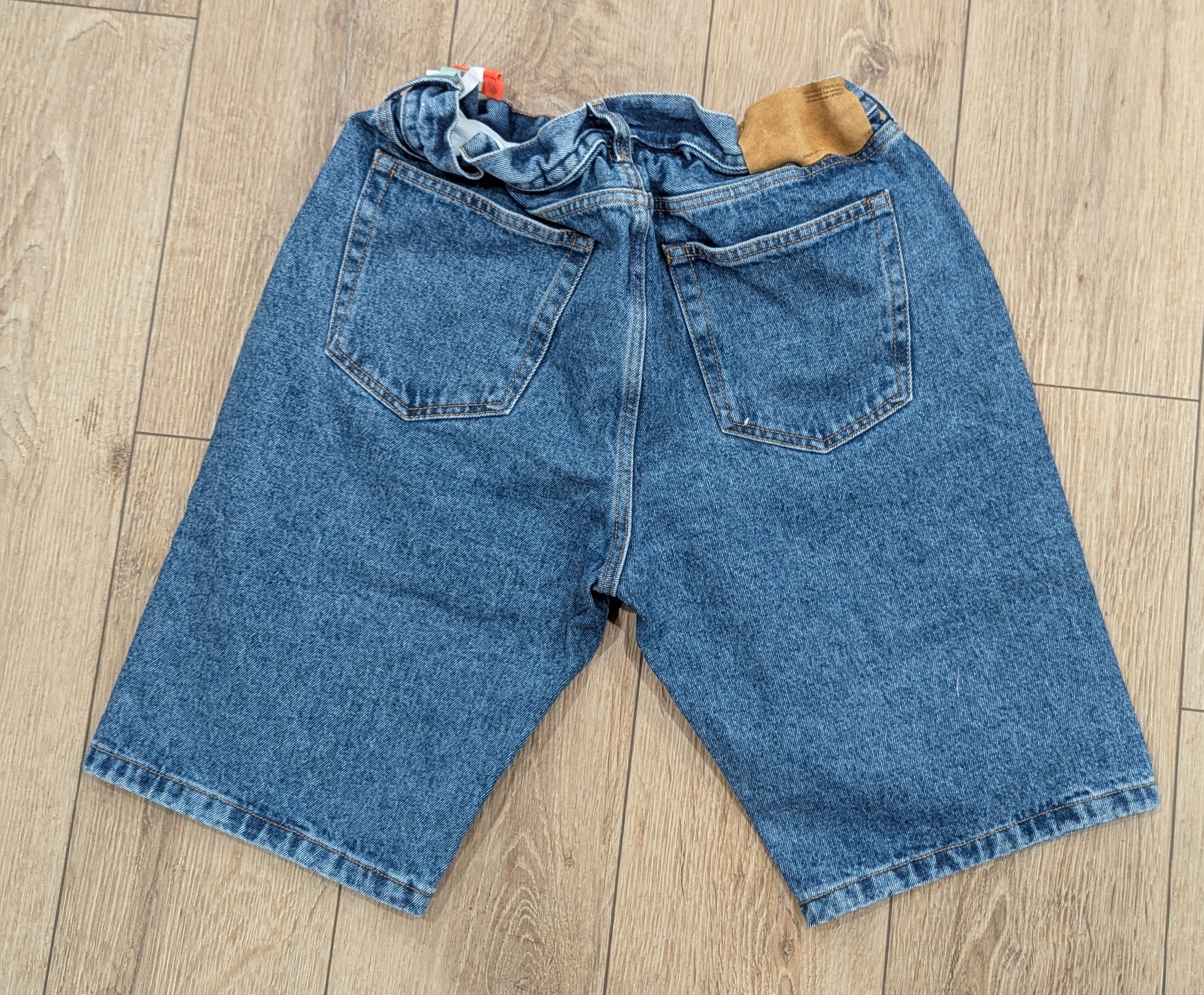 Off-White OFF-WHITE Industrial Slim Belted Denim Shorts Blue 34 Size US 34 / EU 50 - 3 Thumbnail